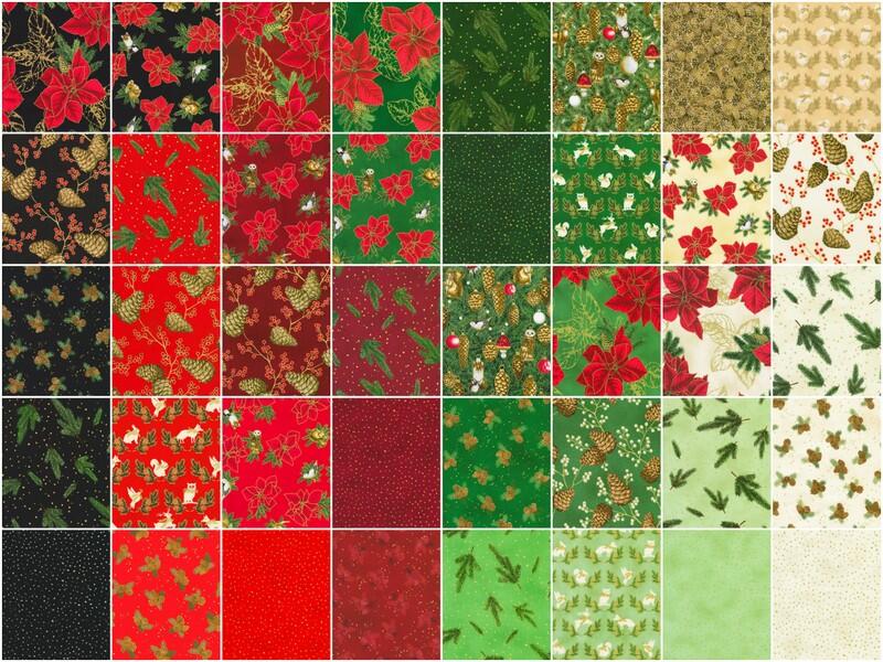 Holiday Flourish - Forest Glen Holiday Colorstory Metallic Ten Squares - Image 3