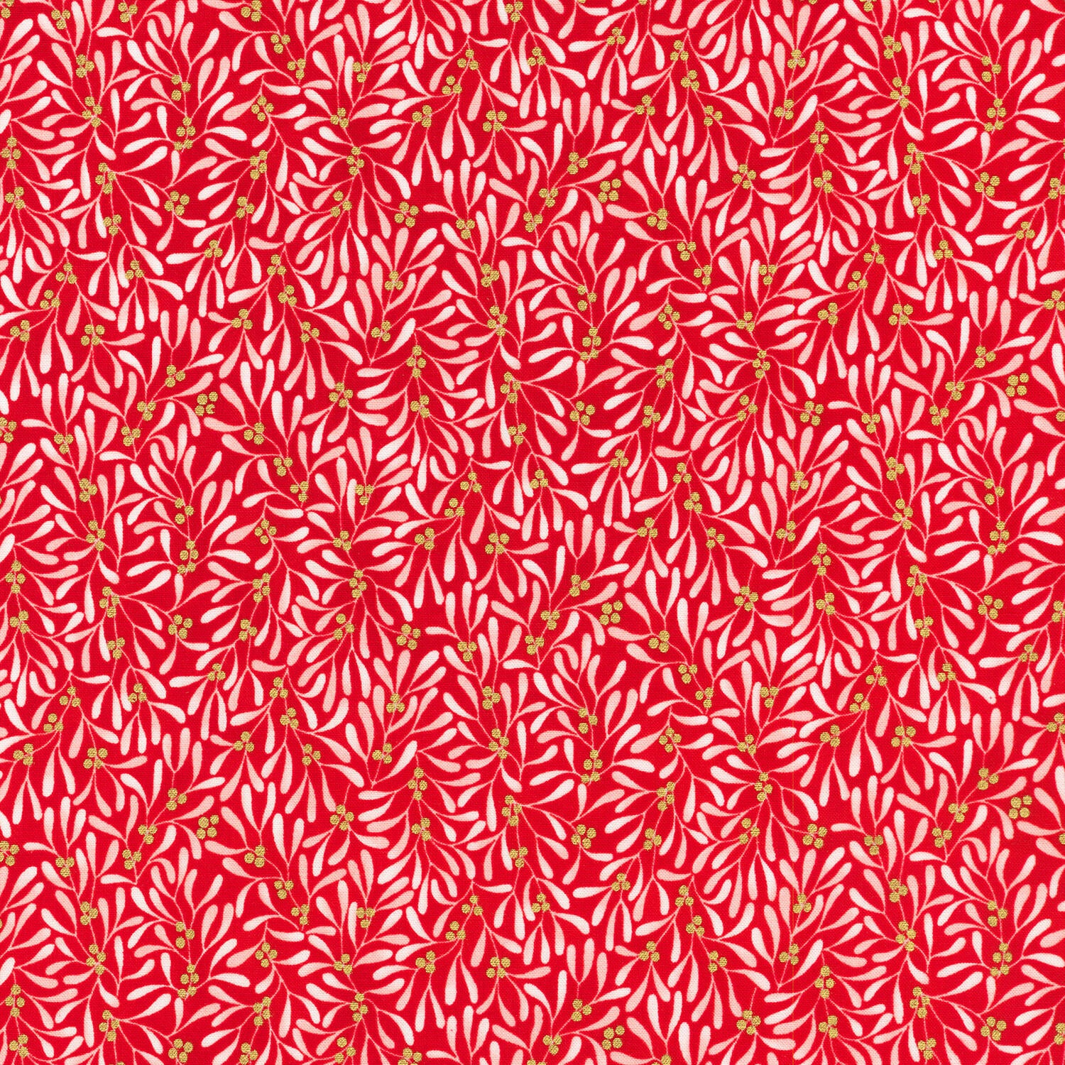 Holiday Flourish-Festive Finery - Sprig Candy Cane Yardage
