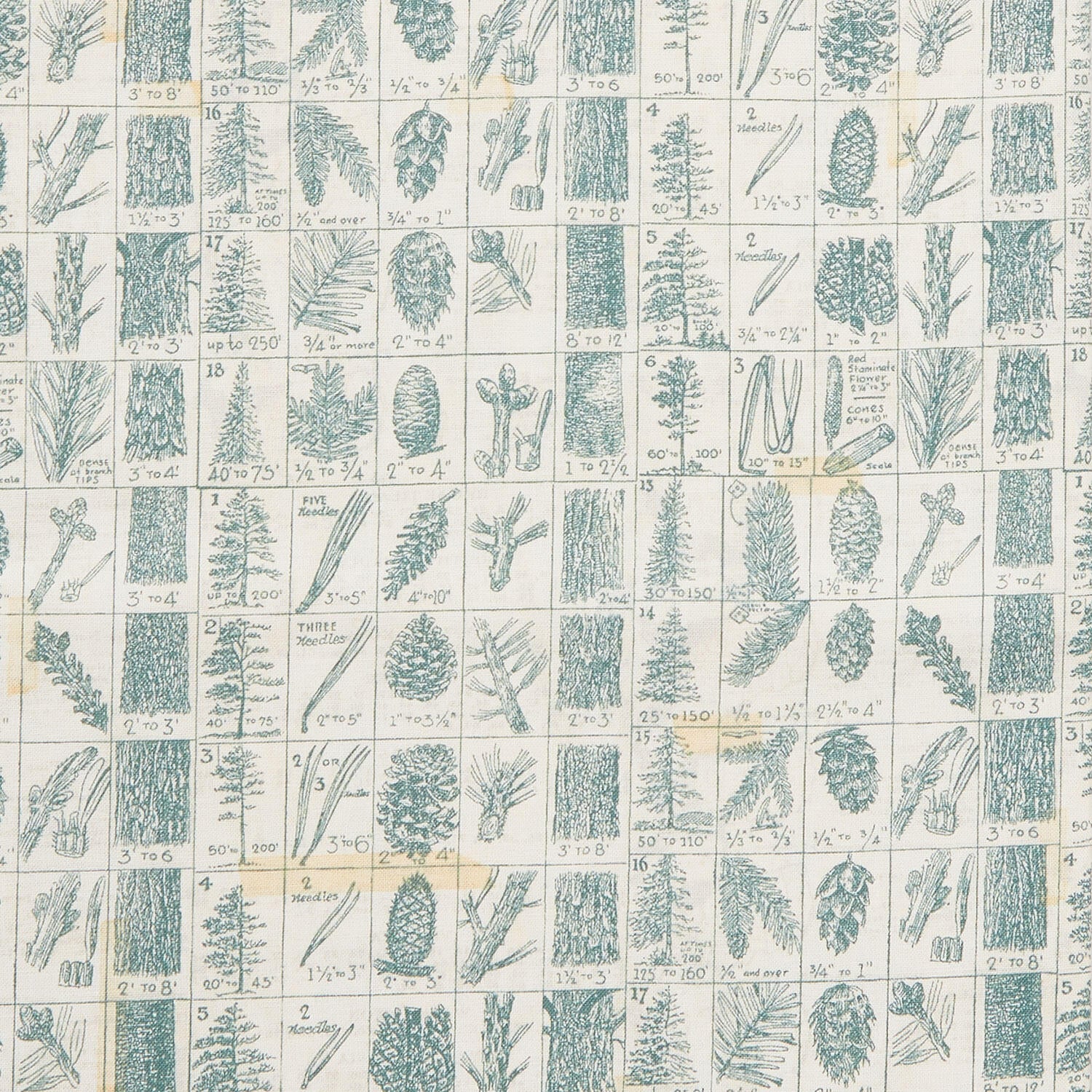 Holidays Past - Pine Chart Green 2 Yard Cut - Image 2
