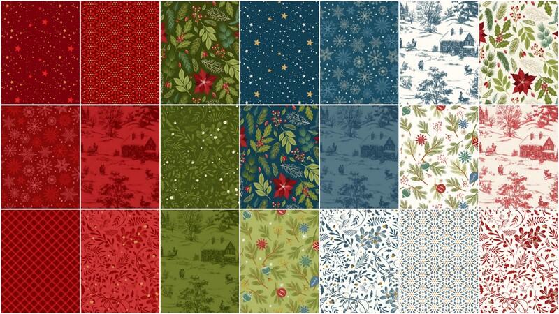 Holly Jolly Calico 2 1/2" Strips - Image 3