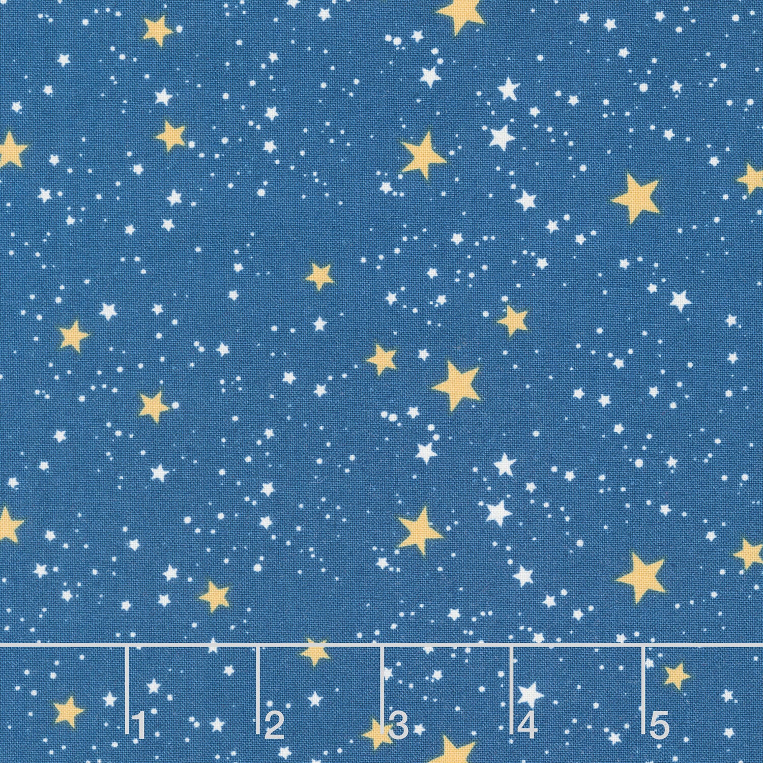 Holly Jolly Calico - Stars Navy Yardage