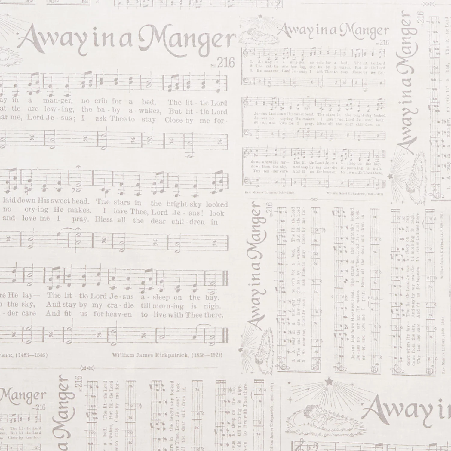 Home Town Holiday - Caroling Latte Yardage