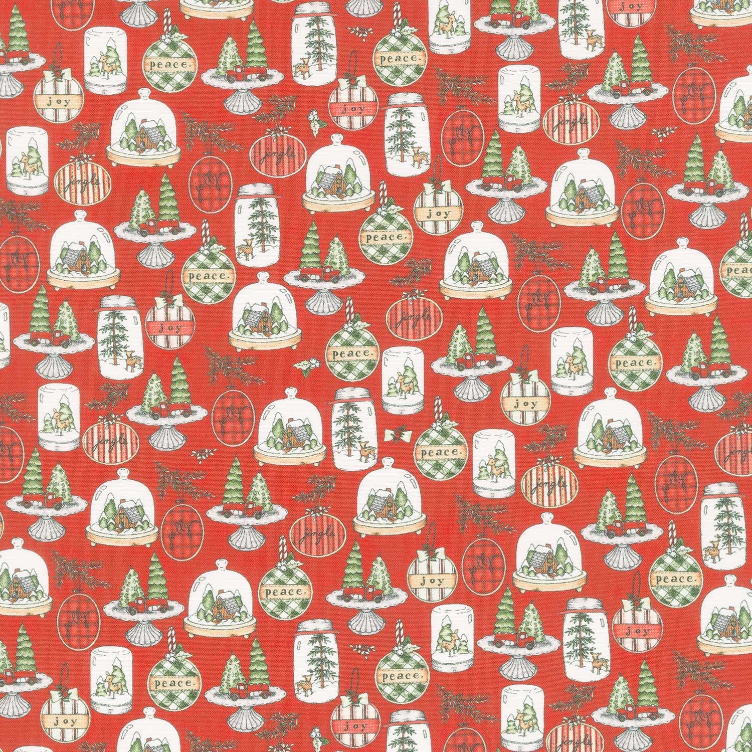 Homemade Holidays - Homemade Centerpieces Red Yardage
