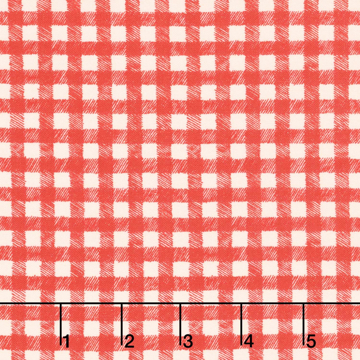 Homemade Holidays - Woven Check Red Yardage