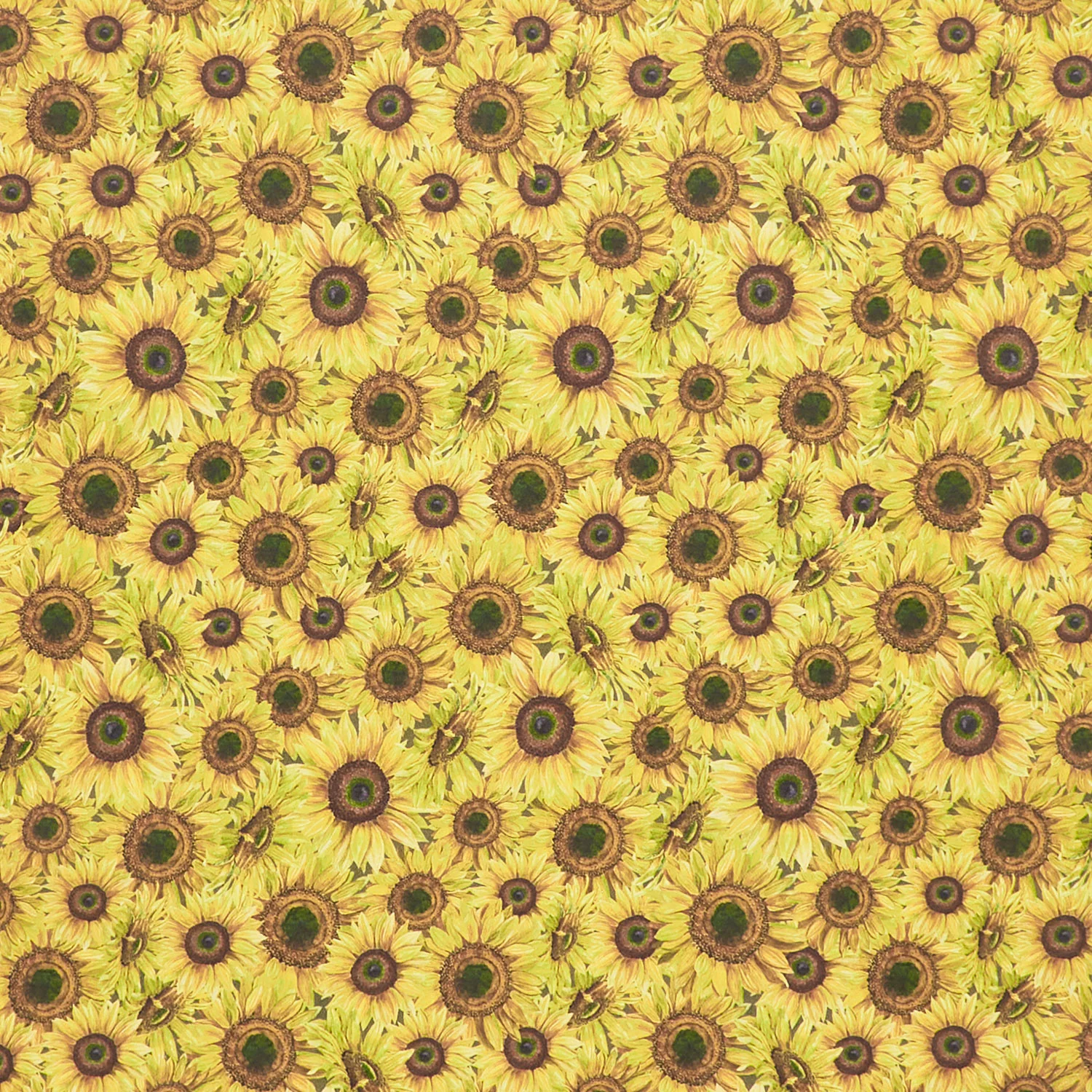 Honey Bees and Flowers Please - Sunflower Bouquet Yellow Yardage