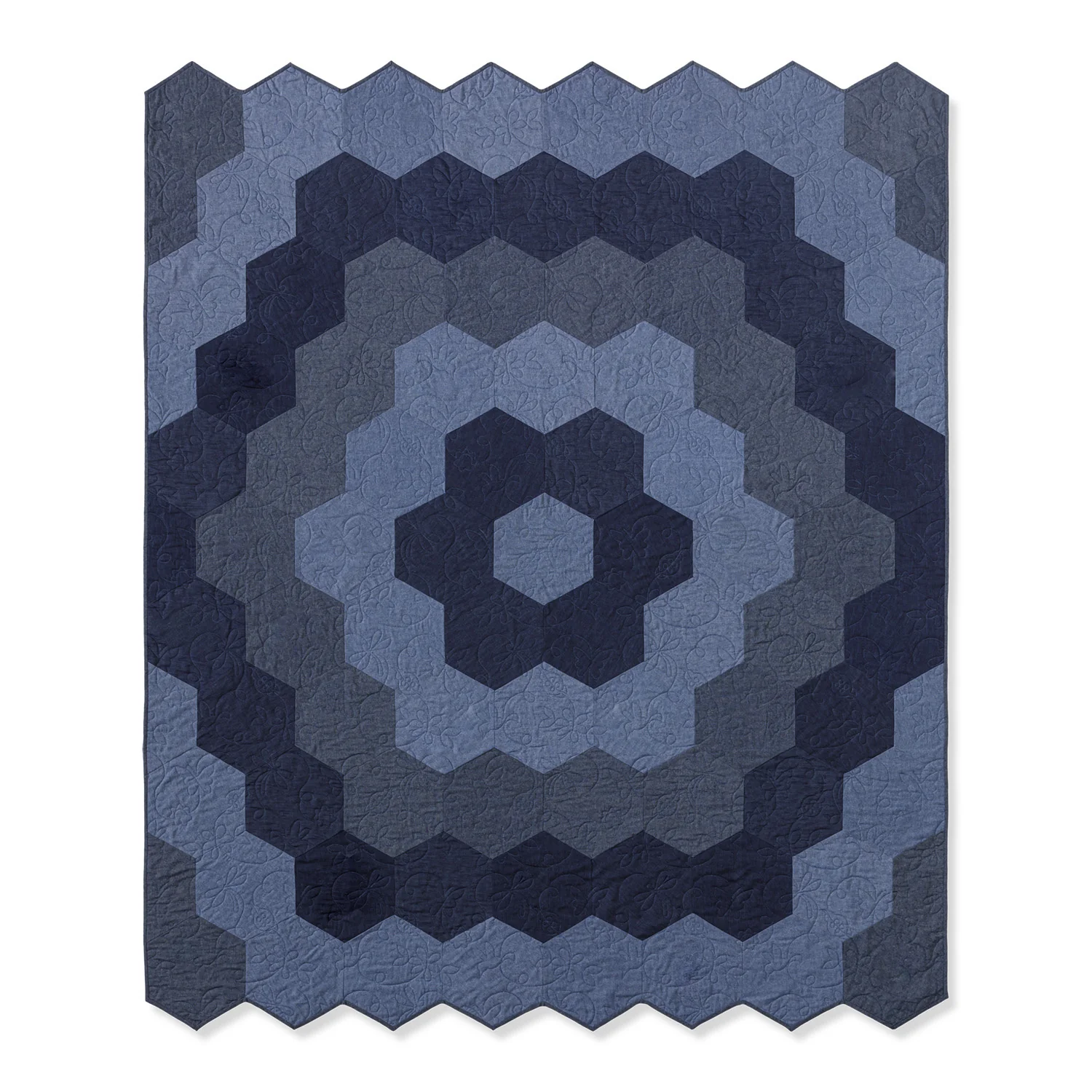 Missouri Star Honeycomb Indigo Fabric Quilt Kit - Image 6