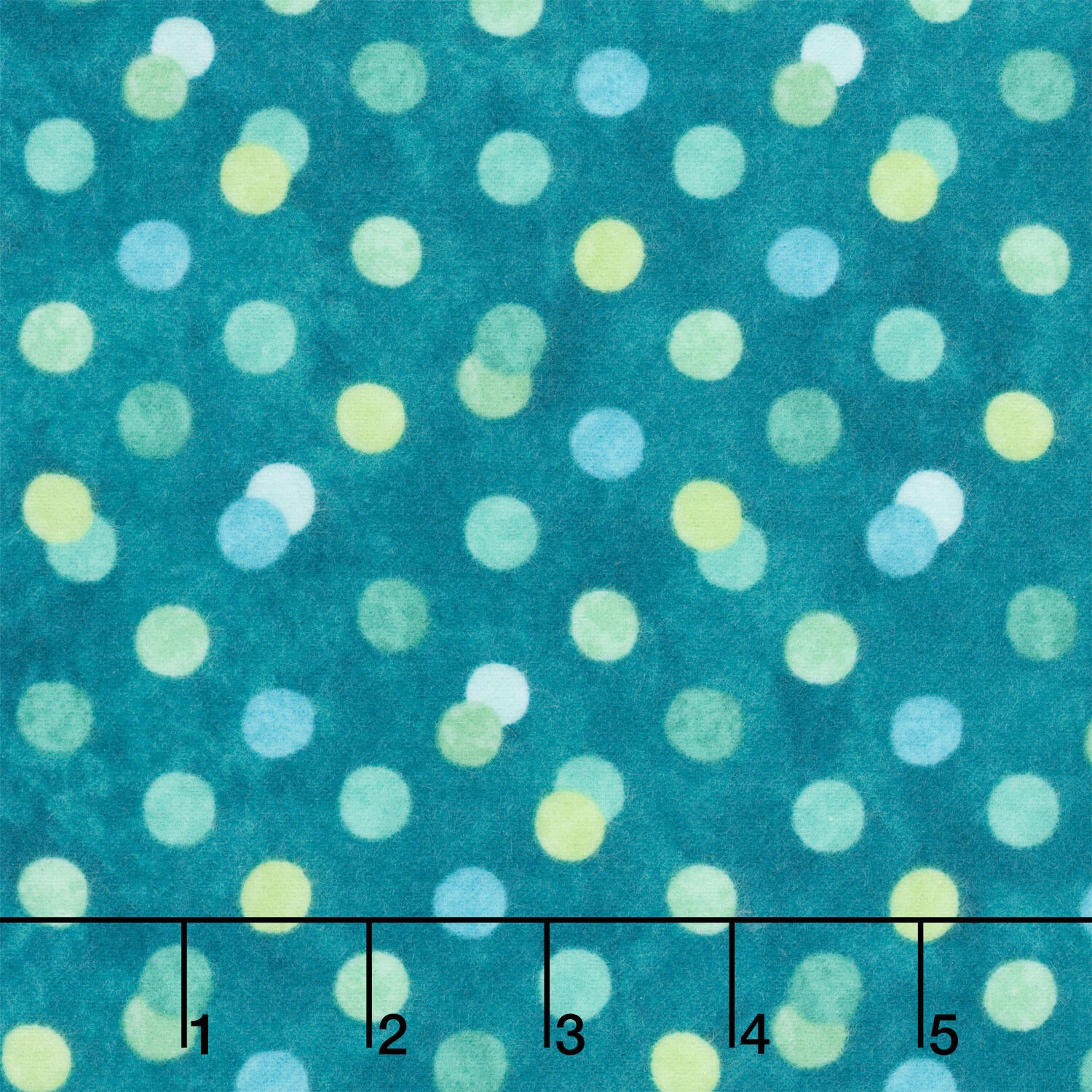 Hugs and Kisses Flannel - Big Hugs Teal Multi Yardage