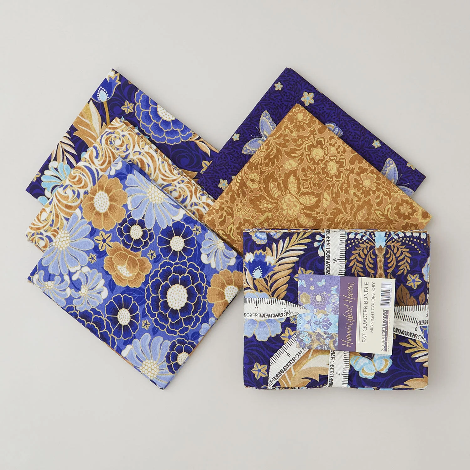 Hummingbird Haven Favorites Midnight Fat Quarter Bundle 5 Piece