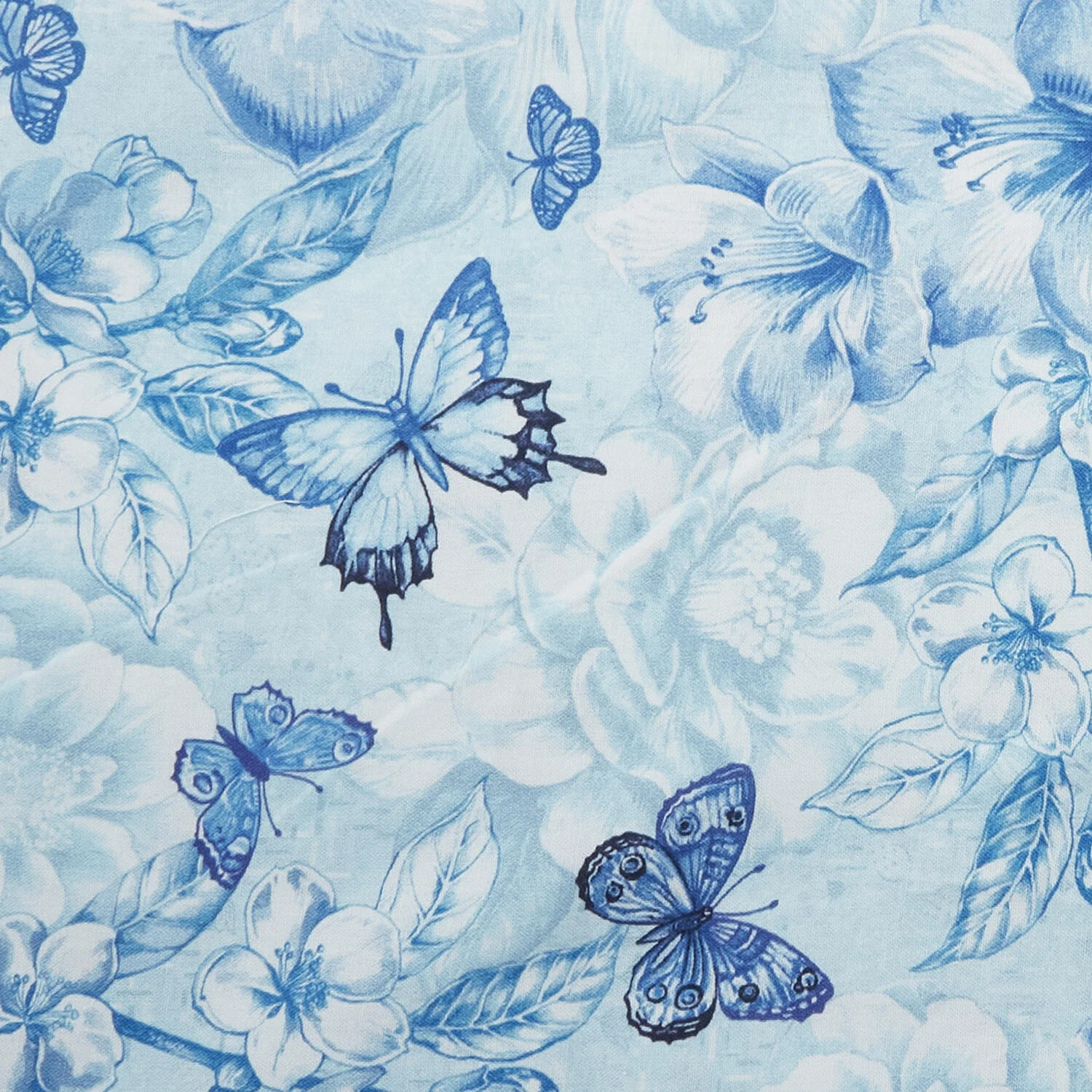 Hummingbird Messenger - Hummingbird Monotone Light Blue 2 Yard Cut - Image 2