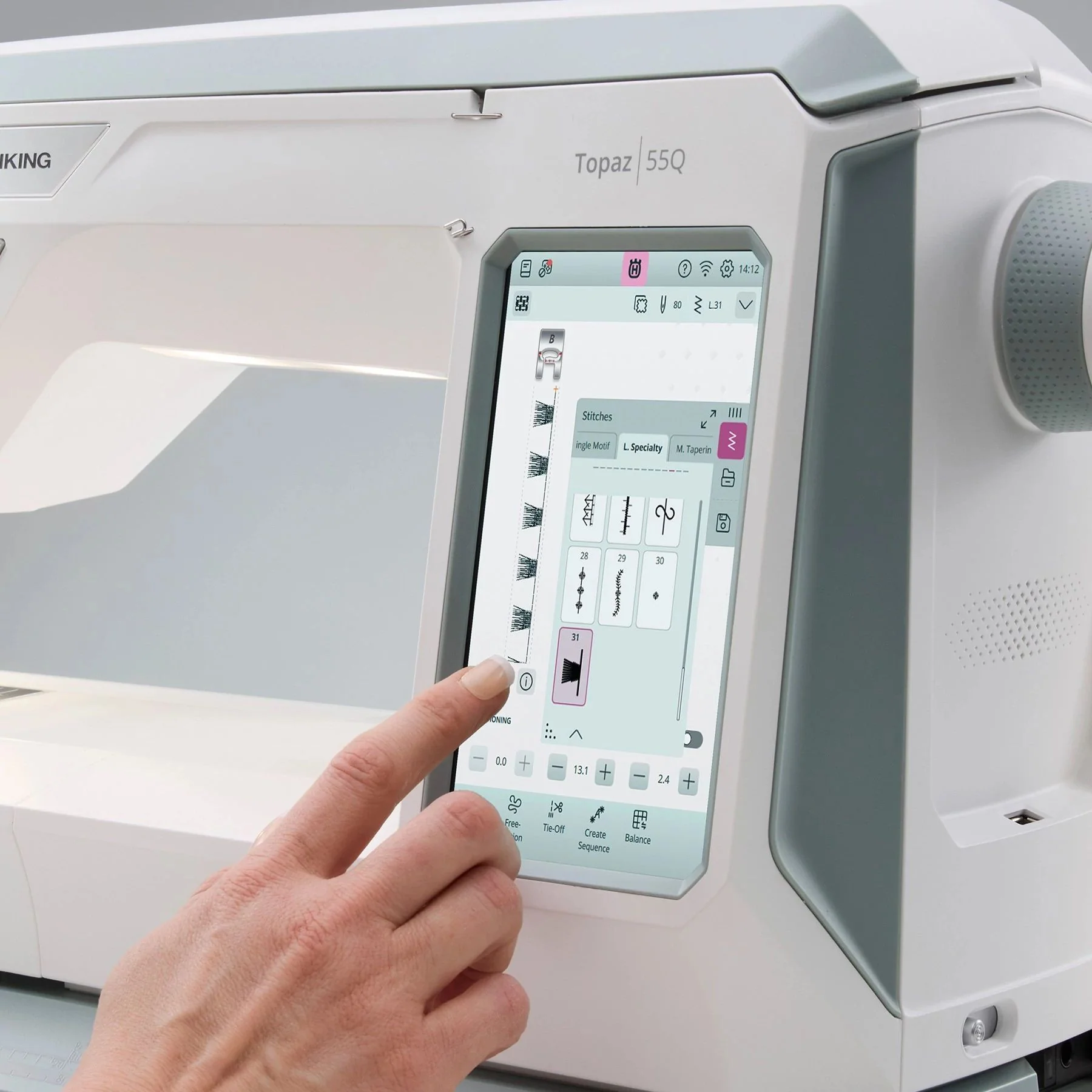 HUSQVARNA® VIKING® TOPAZ™ 55Q Sewing Machine - Image 10