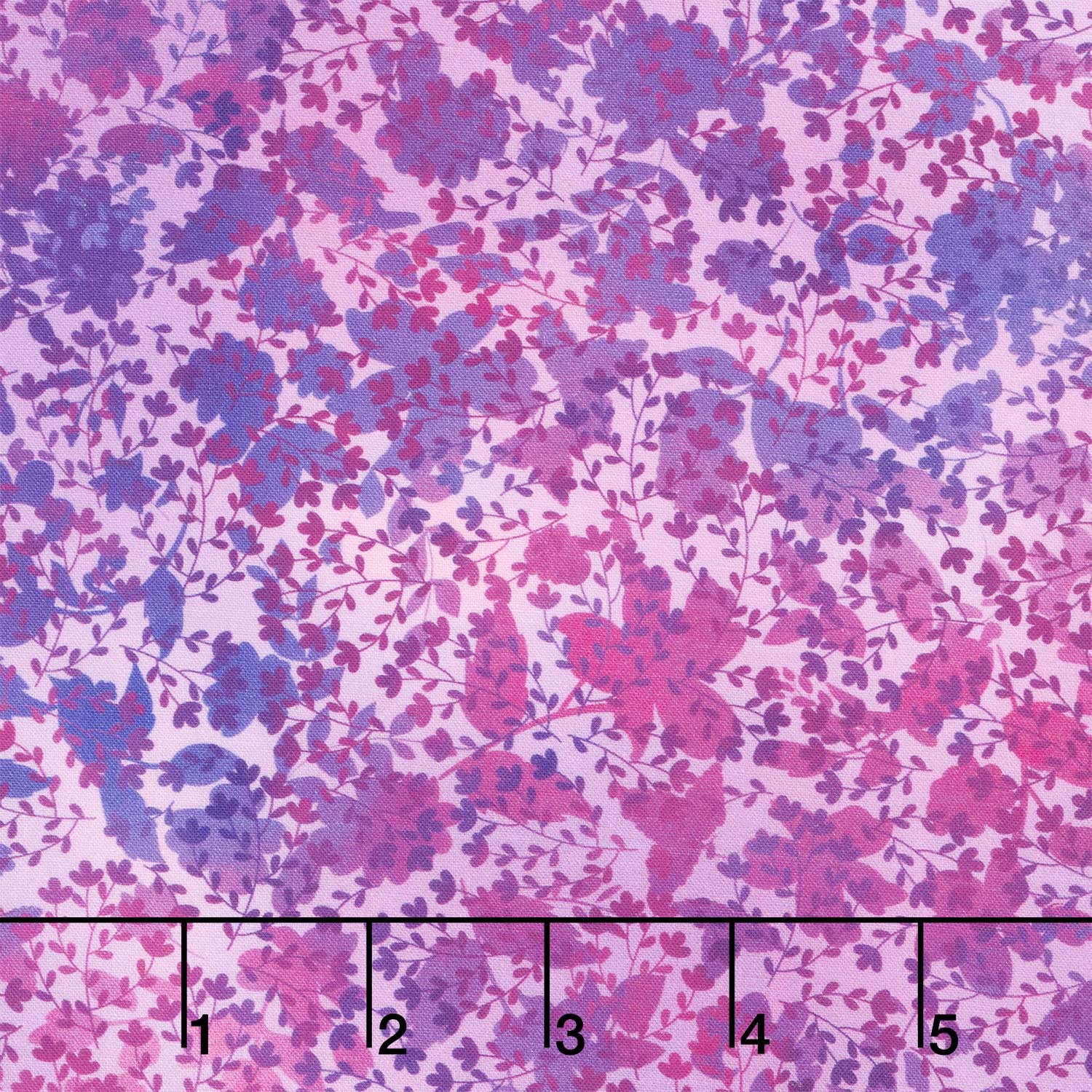 I Dream In Color - Vines Magenta Yardage