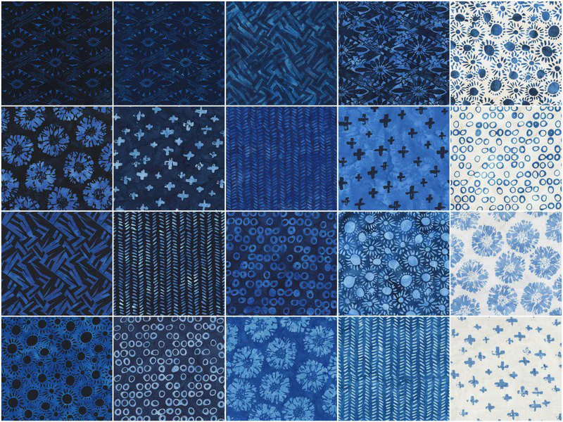 Indigo Batiks Vol. 2 Fat Quarter Bundle - Image 3