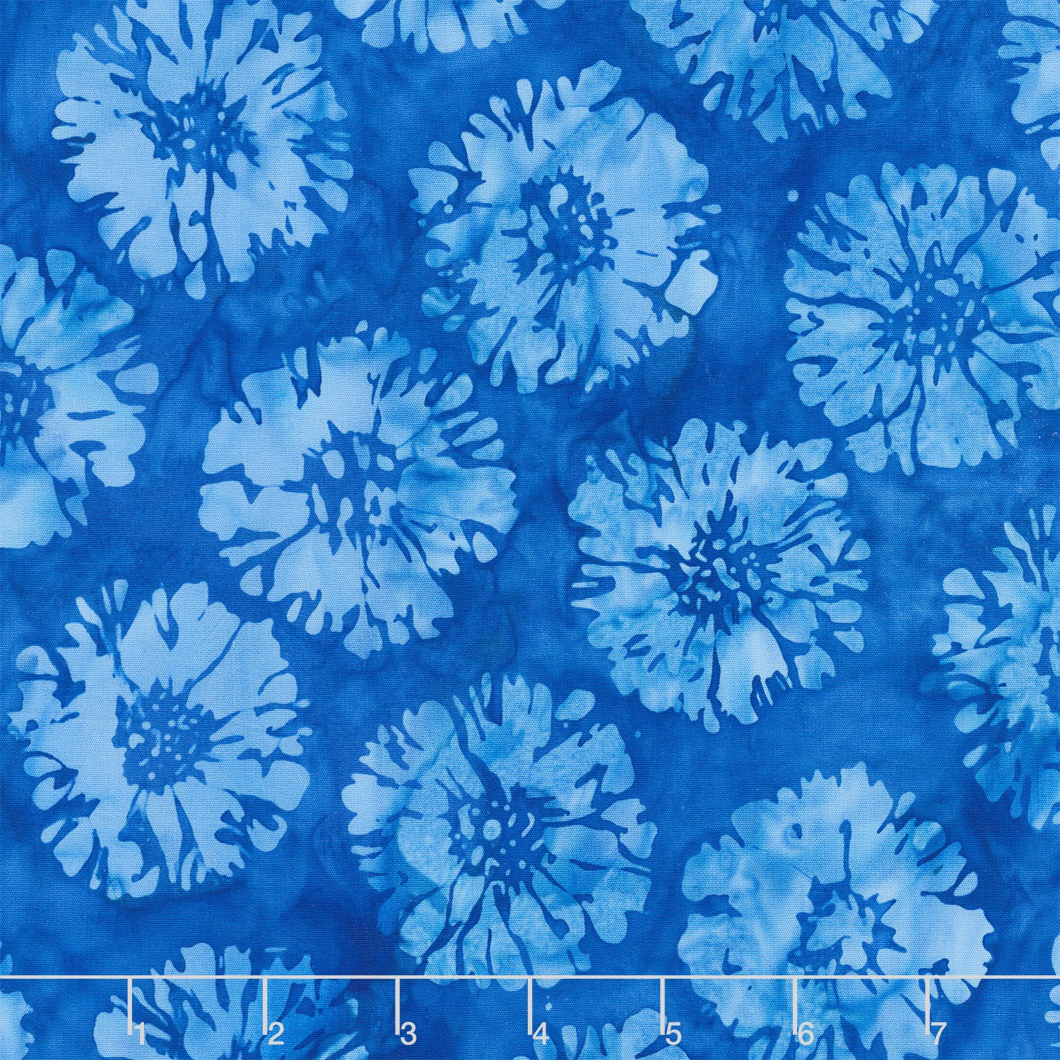 Indigo Batiks Vol. 2 - Sunflower Blue Yardage