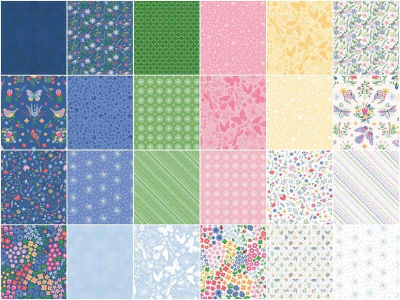 Ingrid's Wildflowers 10" Squares - Image 3