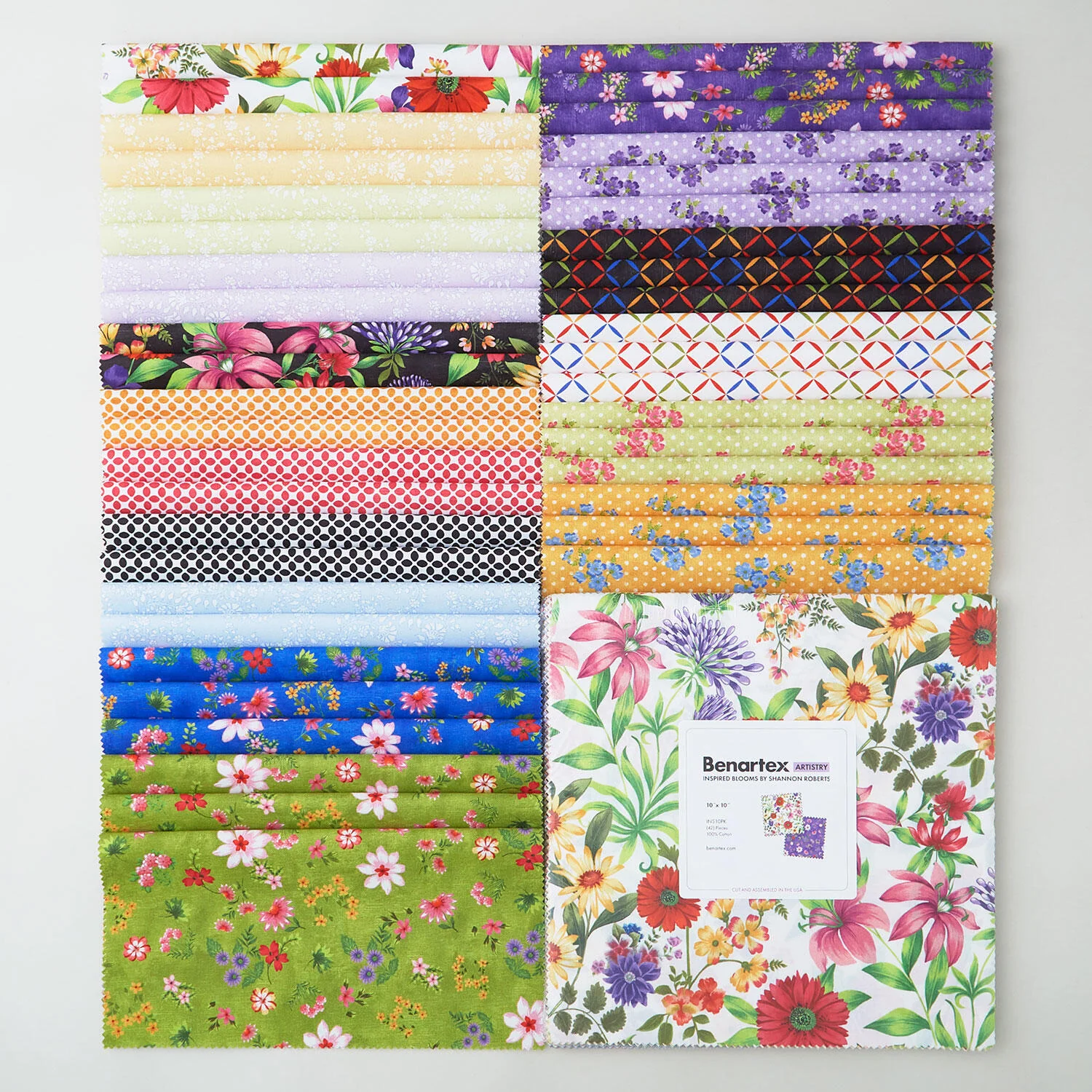 Inspired Blooms Favorites 10" Squares
