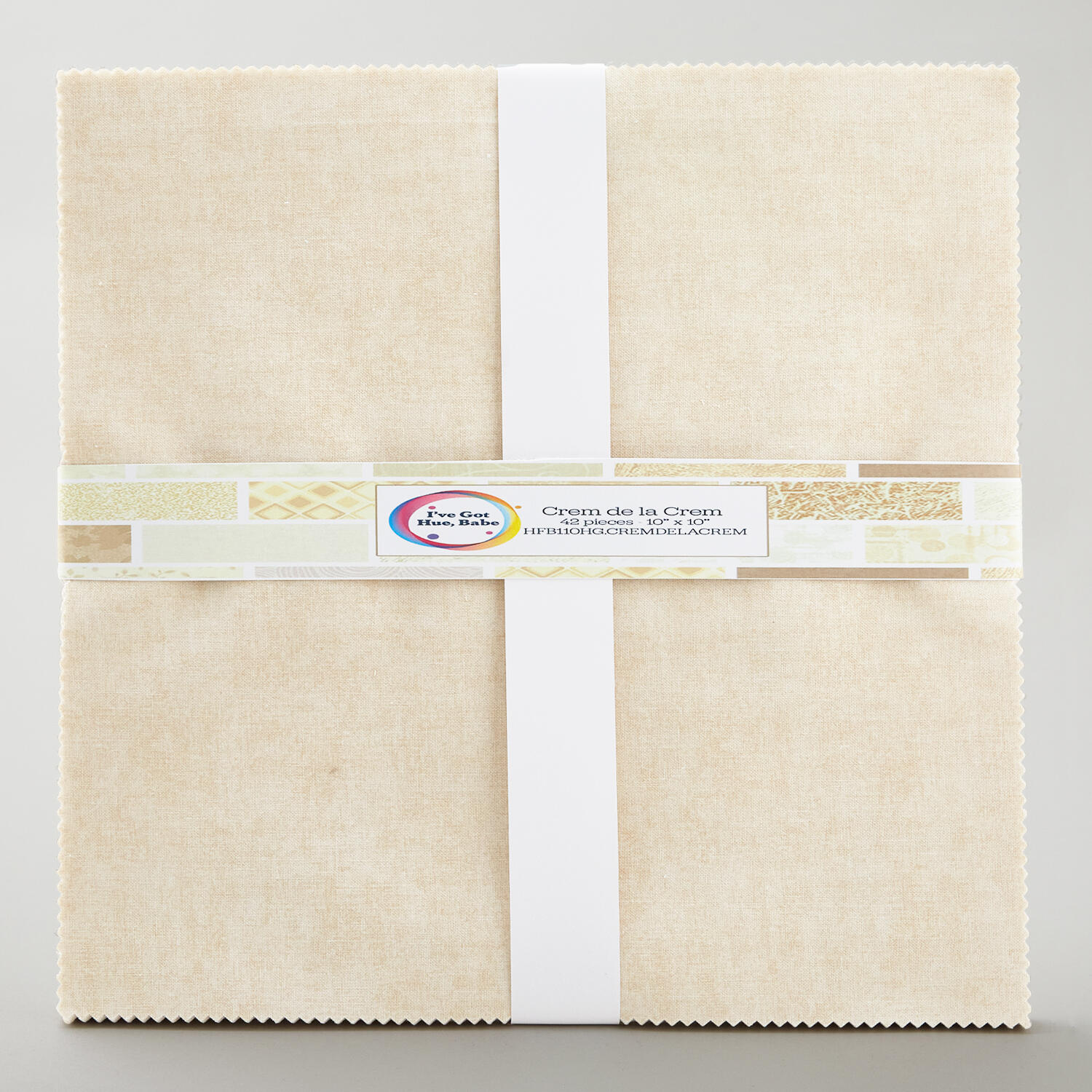 I've Got Hue, Babe Creme De La Crem 10" Squares - Image 2