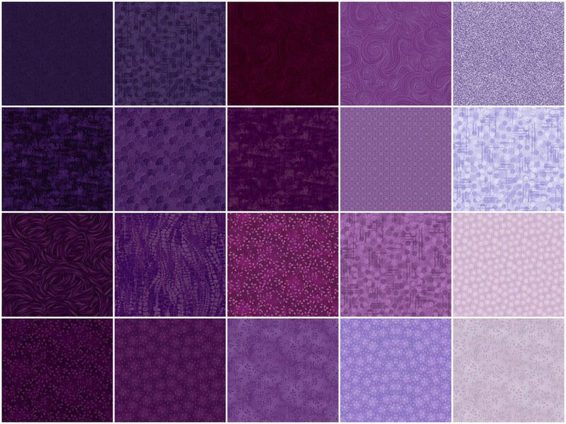 I've Got Hue, Babe Purple Rain Fat Quarter Bundle - Image 3