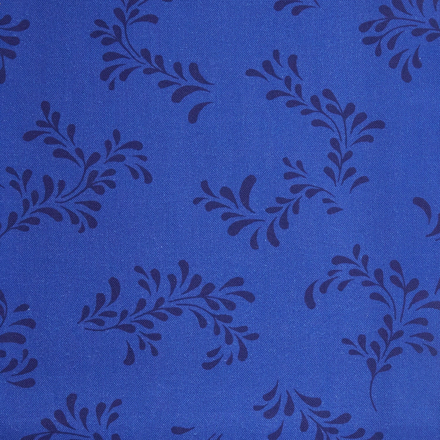 Jardin Blue Favorites - Cobalt Vines 2 Yard Cut - Image 2