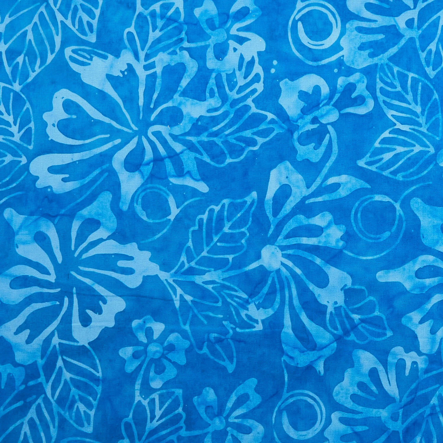 Java Batiks - Blue Love Blue 2 Yard Cut - Image 2
