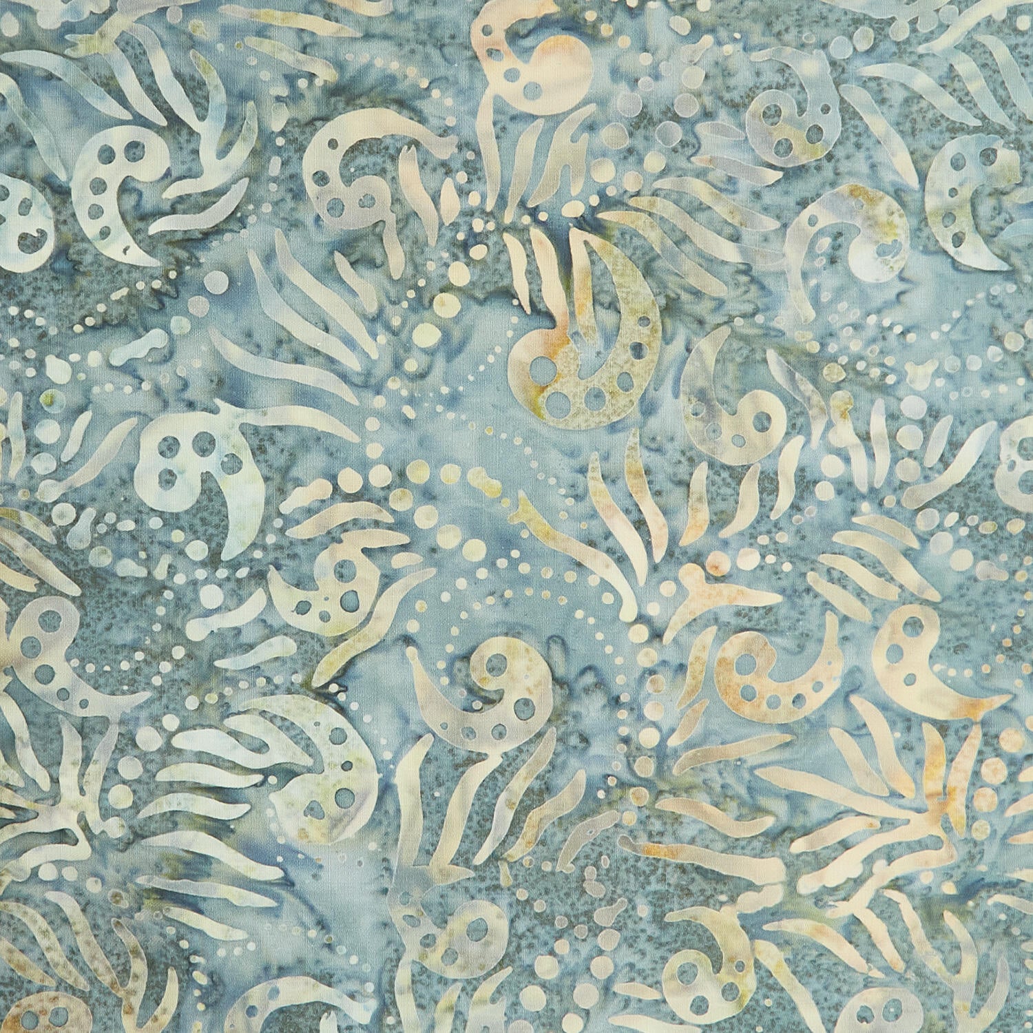 Java Batiks - Fiddlehead Green 2 Yard Cut - Image 2