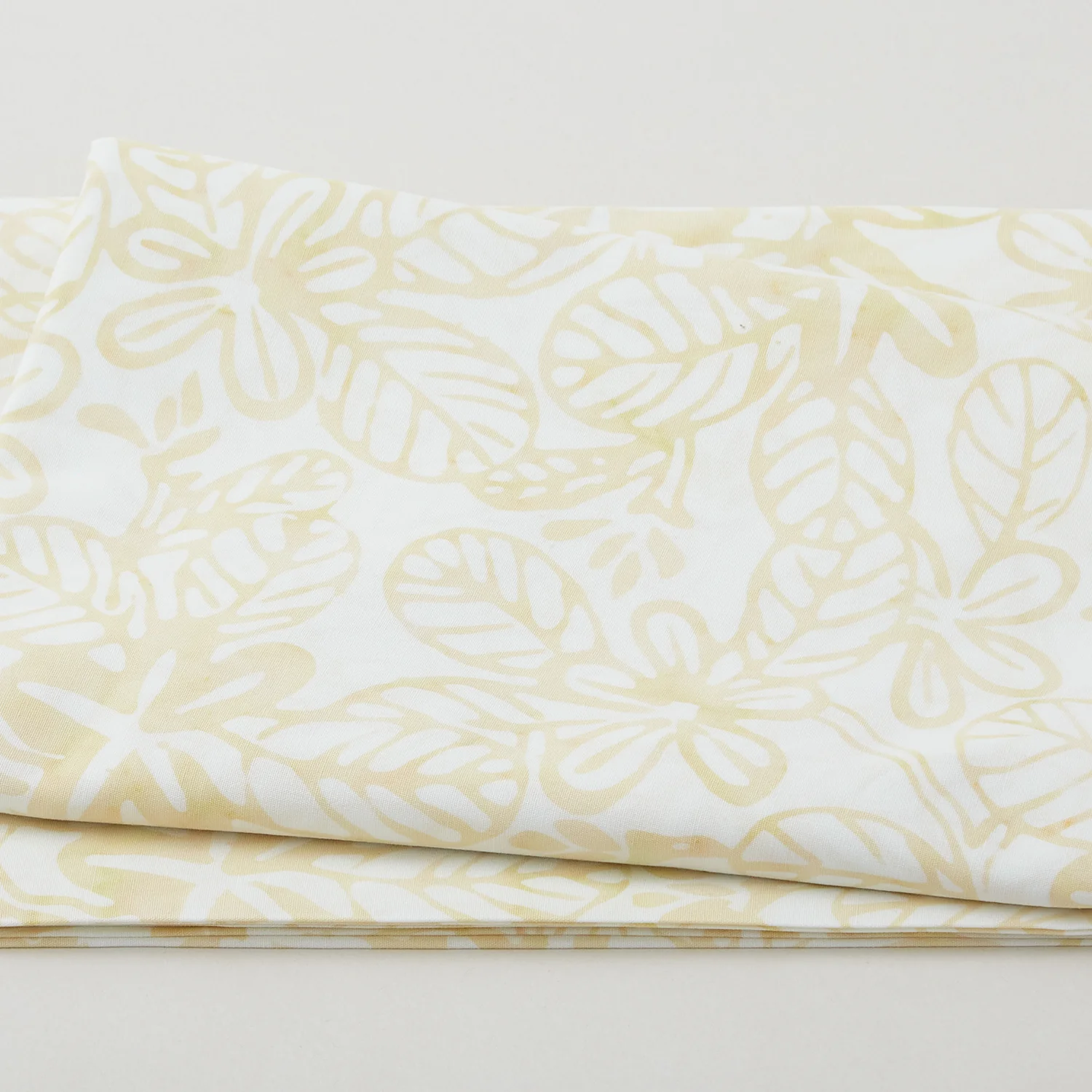 Java Batiks - Flower Stamp Tan 2 Yard Cut