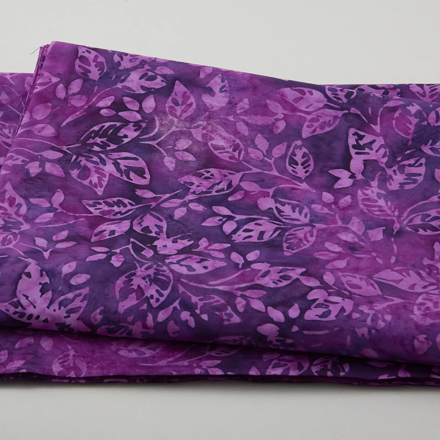 Java Batiks - Lush Vines Purple 2 Yard Cut