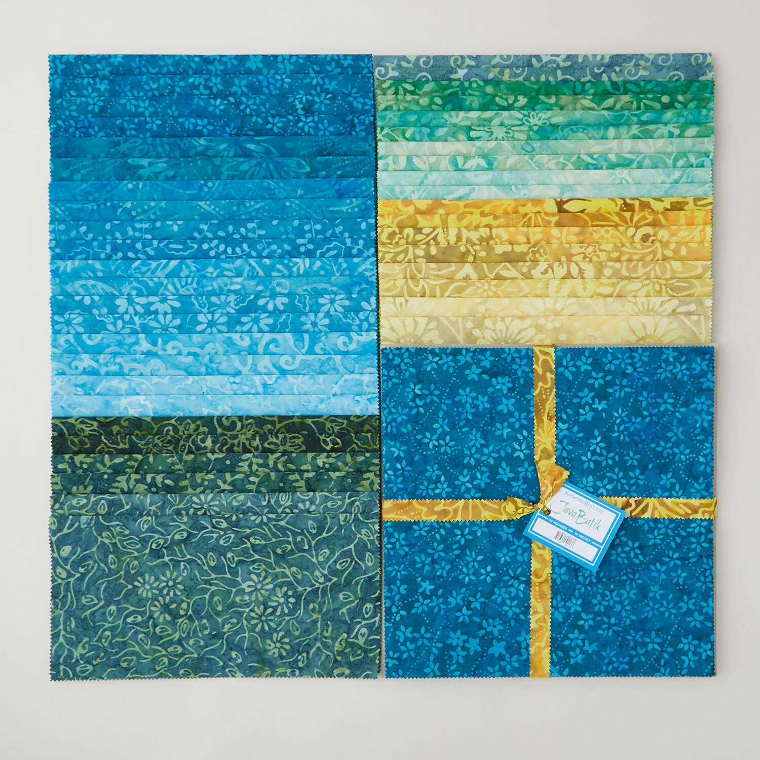 Java Batiks Mermaid Favorites 10" Squares