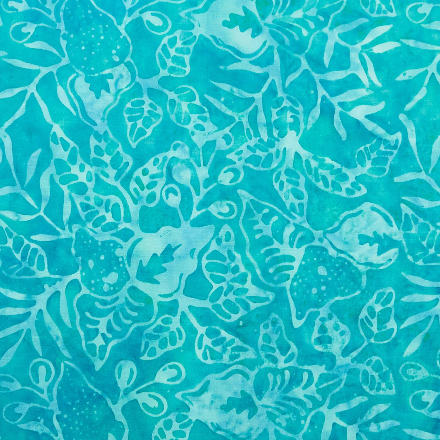 Java Batiks - Ocean Breeze Turquoise 3 Yard Cut - Image 2
