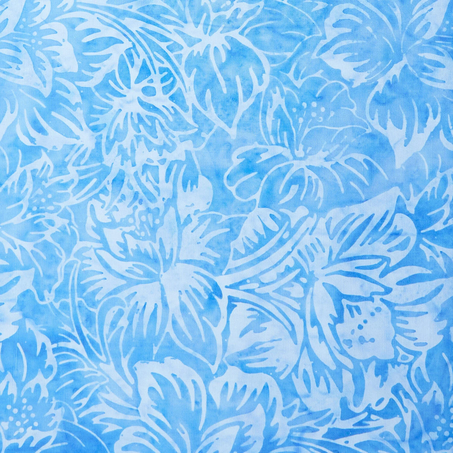 Java Batiks - Ocean Jungle Blue 2 Yard Cut - Image 2