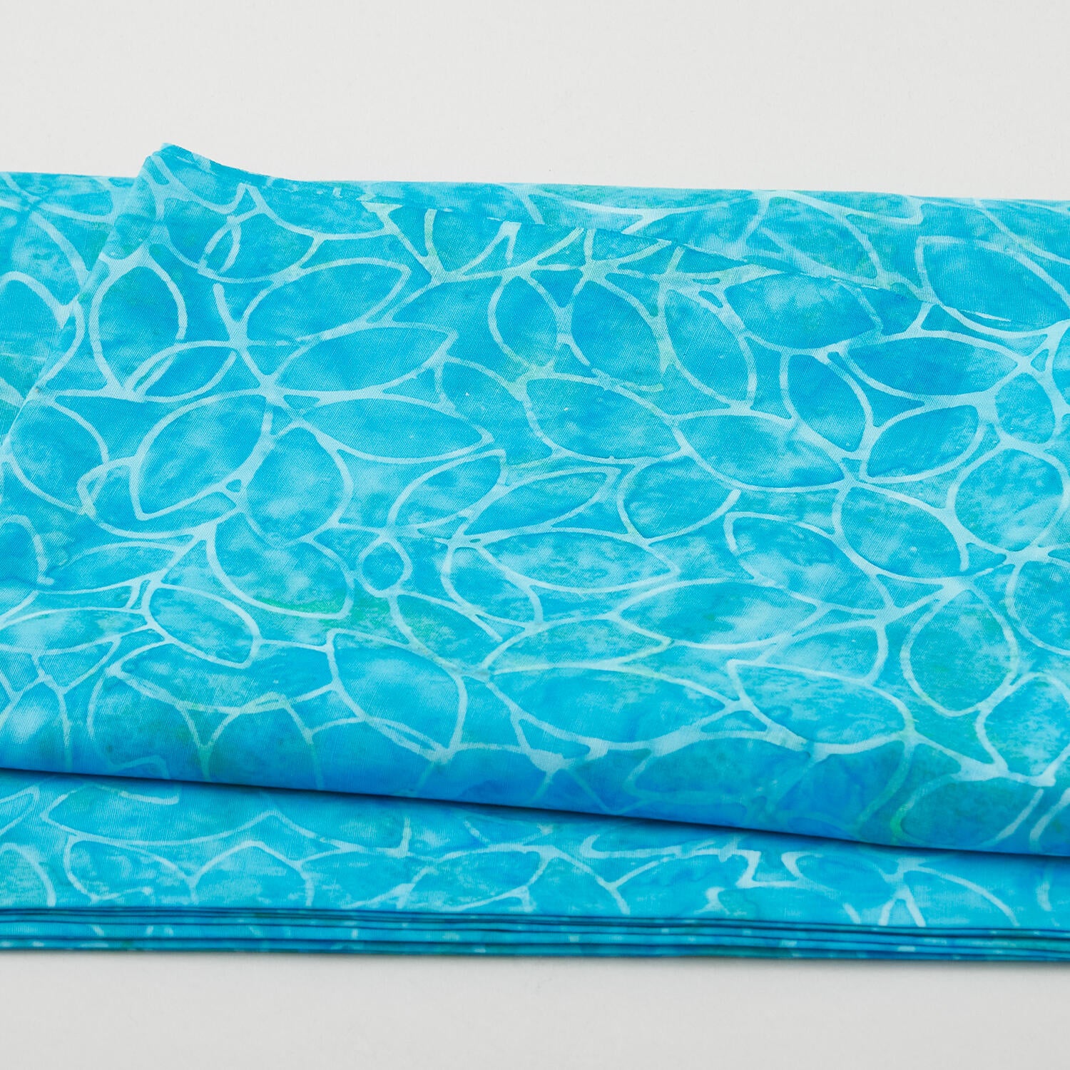 Java Batiks - Pond Stones Turquoise 2 Yard Cut