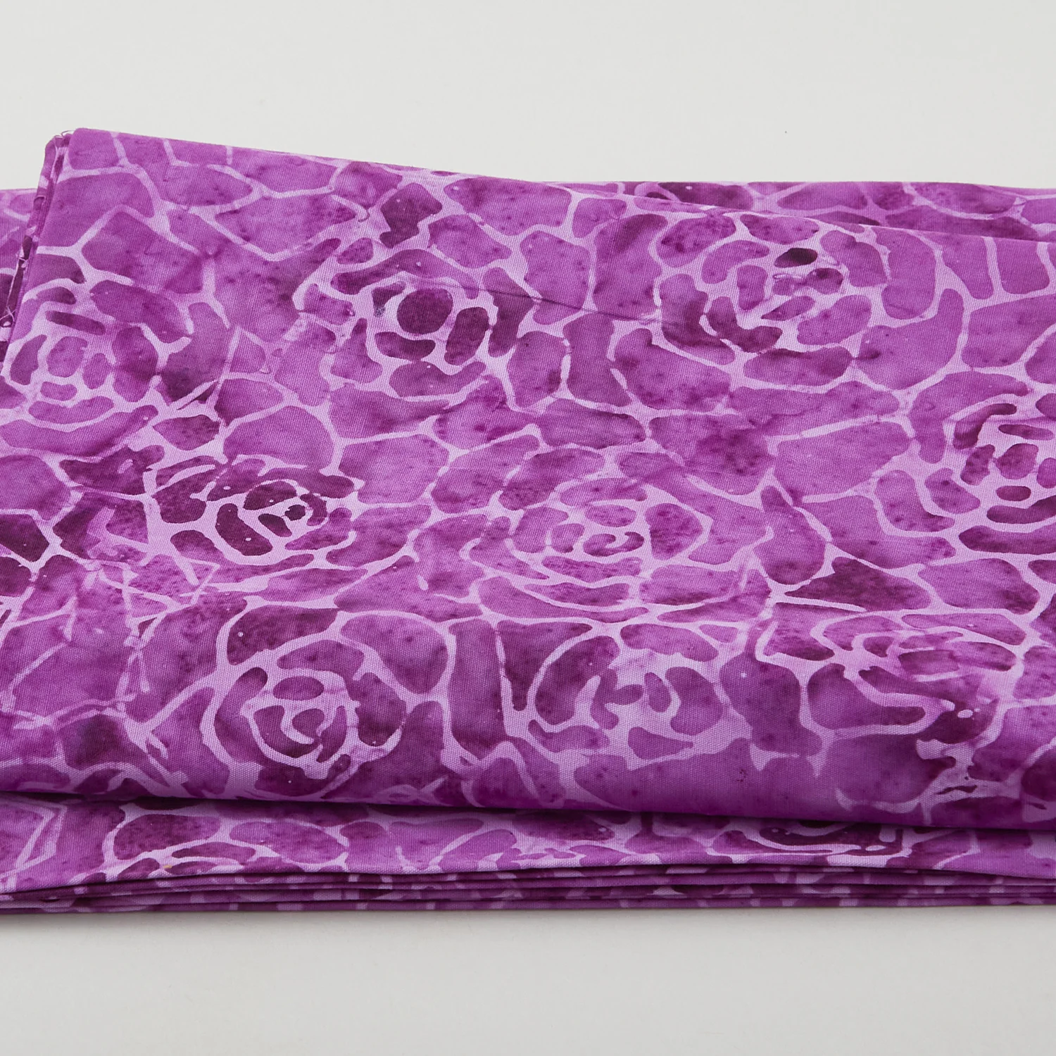 Java Batiks - Rose Outline Purple 2 Yard Cut