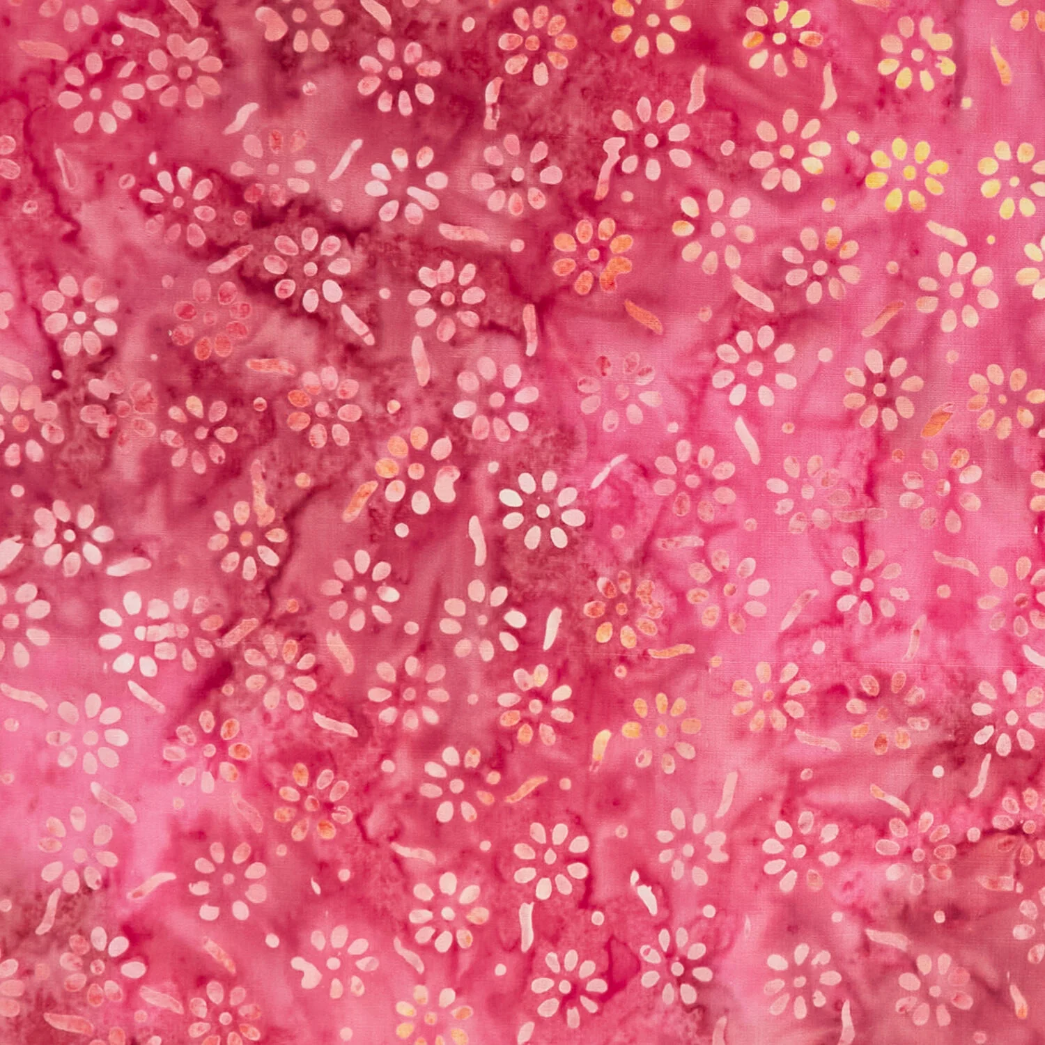 Java Batiks - Sunset Posy Orange 3 Yard Cut - Image 2