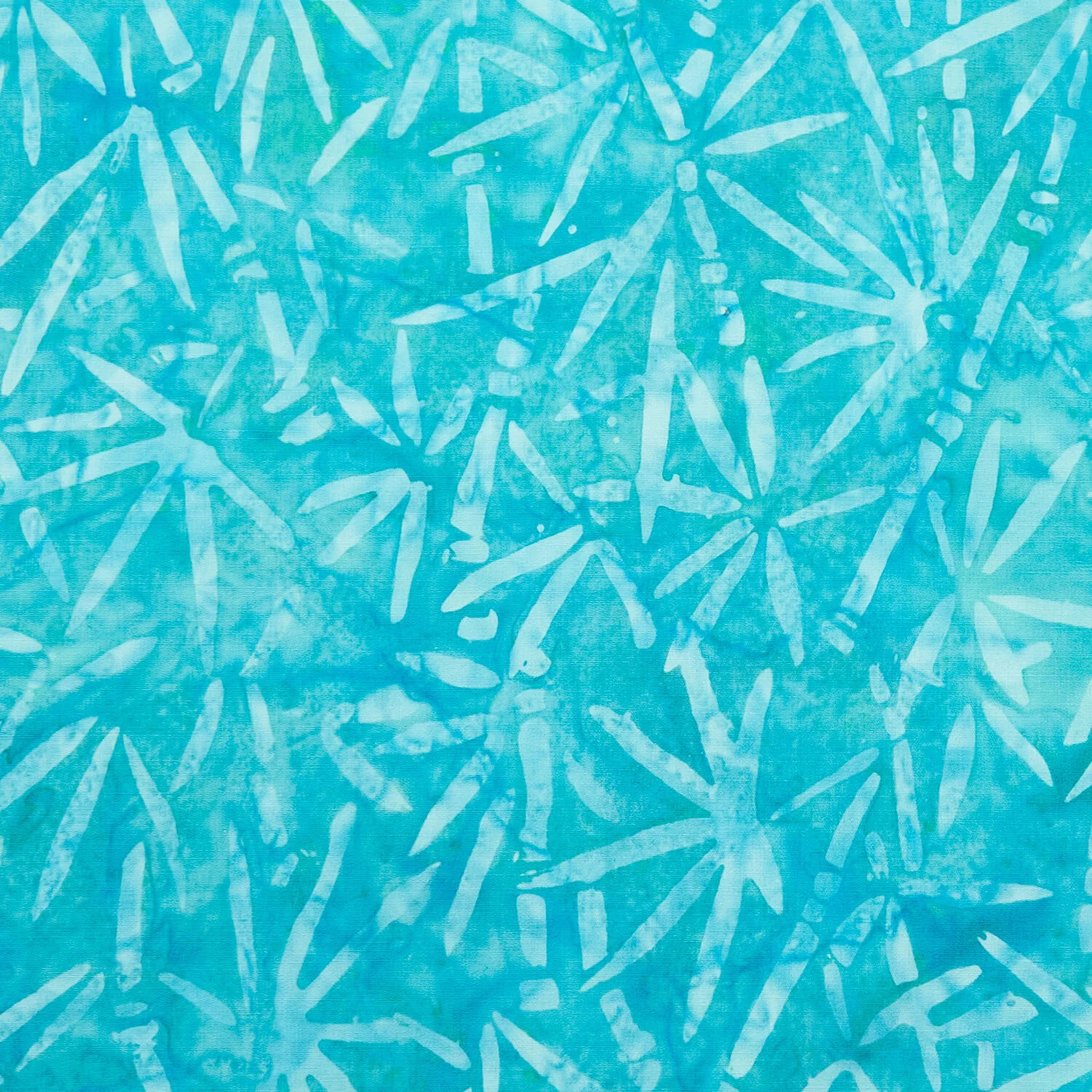 Java Batiks - Teal Bamboo Turquoise 2 Yard Cut - Image 2