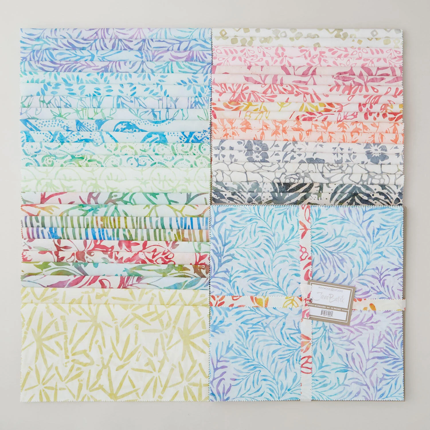 Java Batiks Whispers Favorites 10" Squares