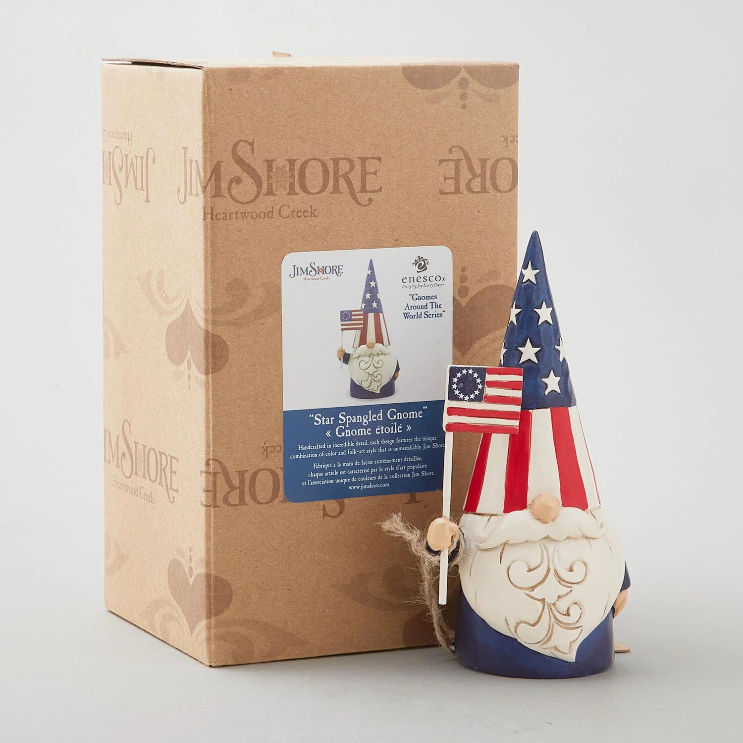 Jim Shore Heartwood Creek American Gnome Figurine - Image 2
