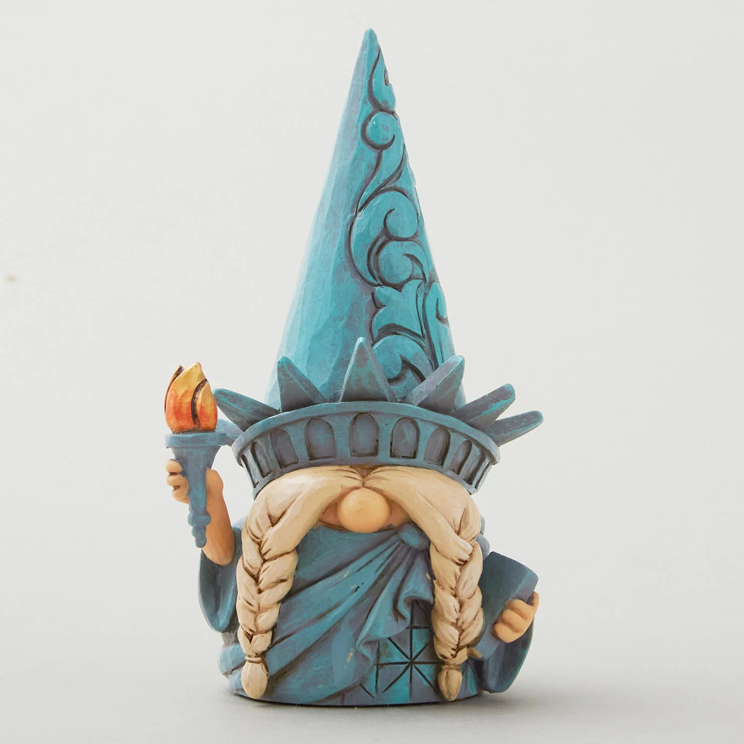 Jim Shore Heartwood Creek Lady of Freedom Gnome Figurine