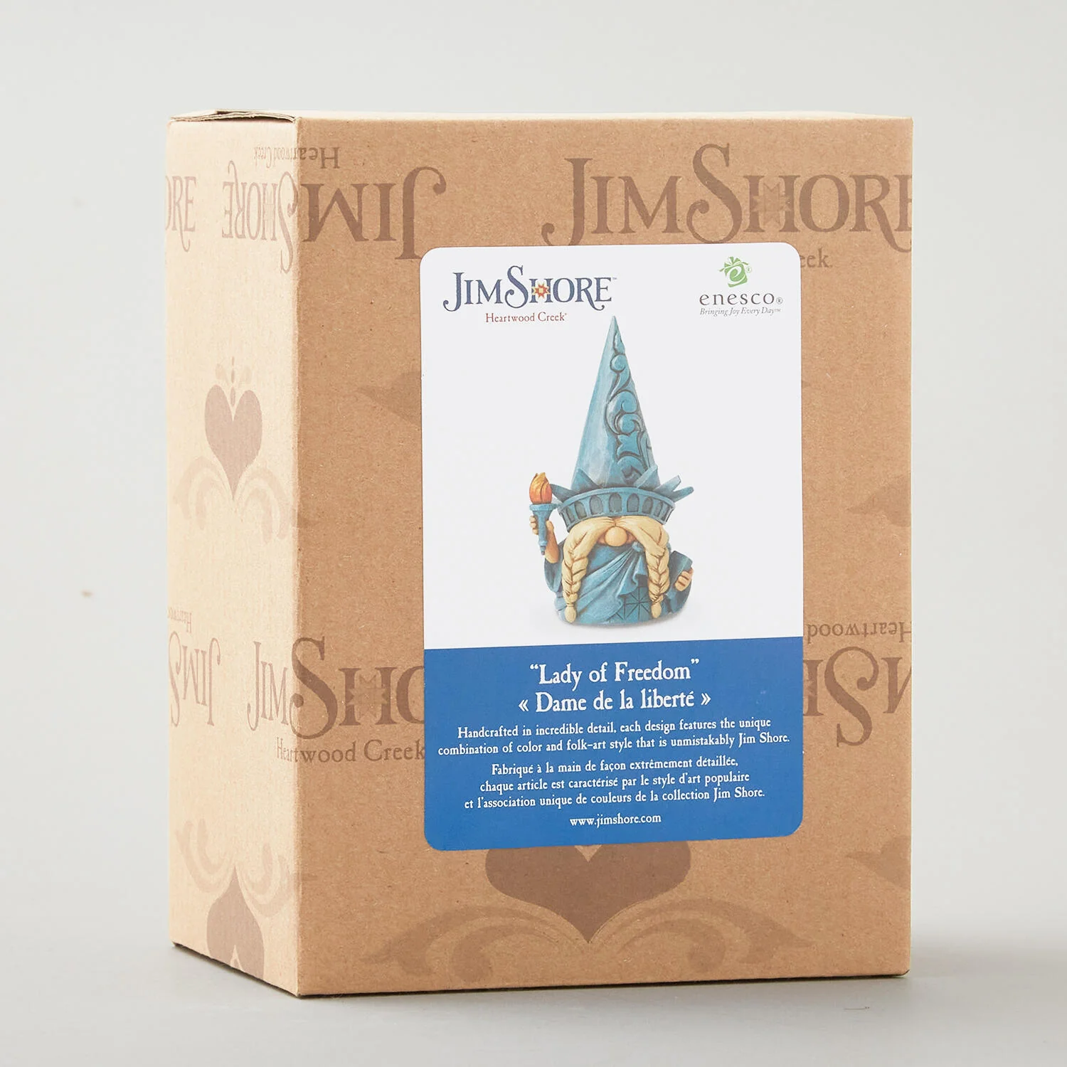 Jim Shore Heartwood Creek Lady of Freedom Gnome Figurine - Image 3