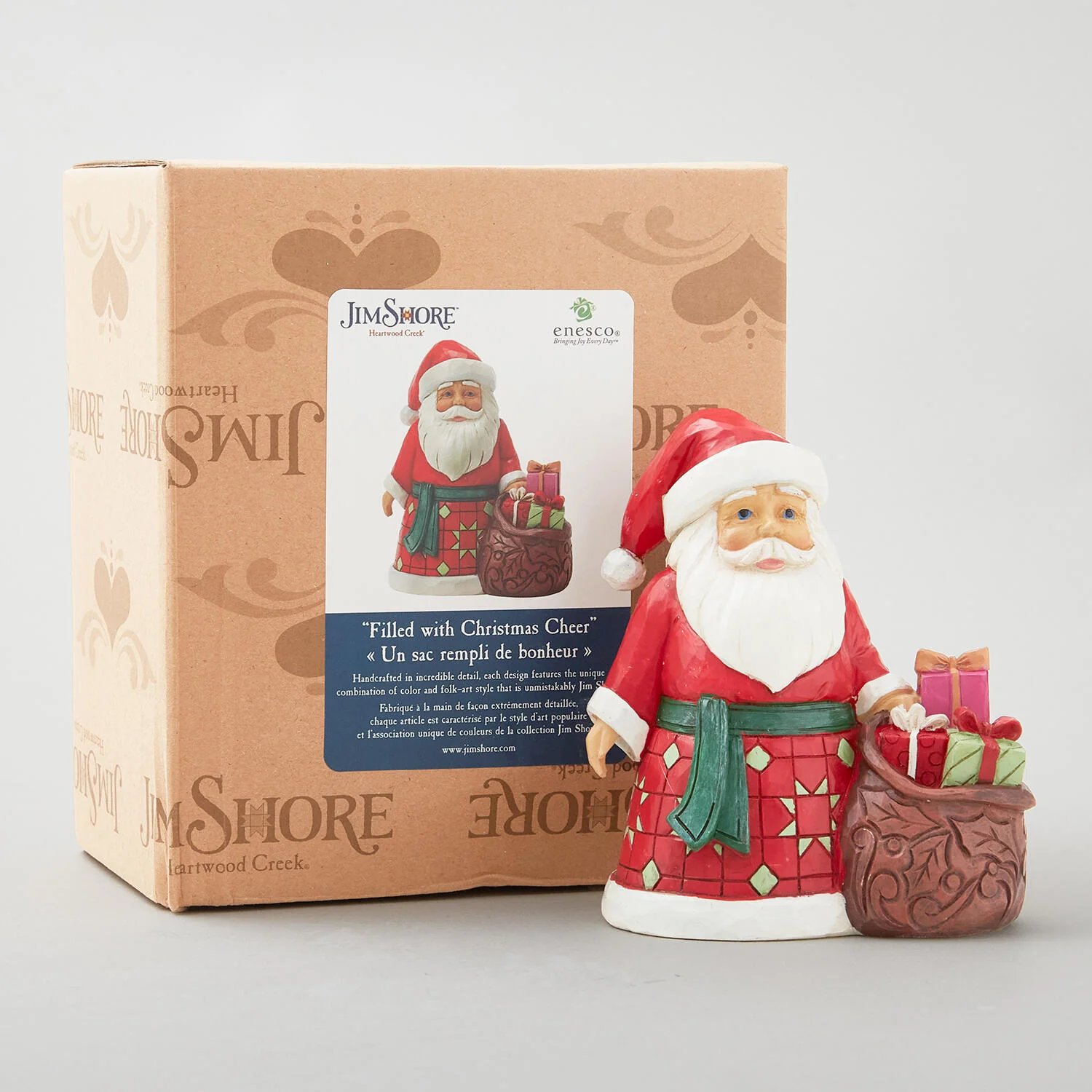 Jim Shore Heartwood Creek Santa with Toy Bag Figurine - Image 2