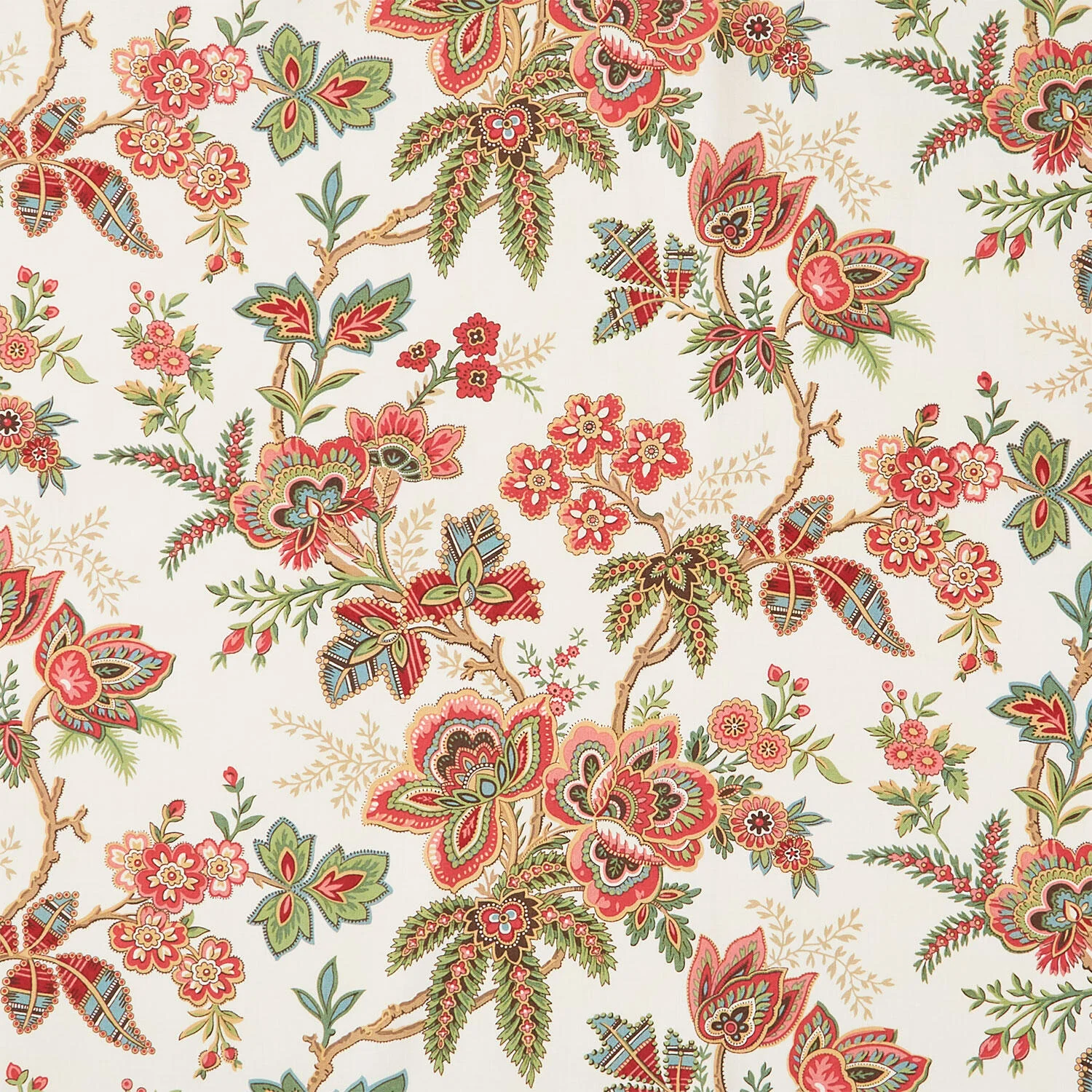 Jingle Bell - Ornamental Garden Buttercream Yardage