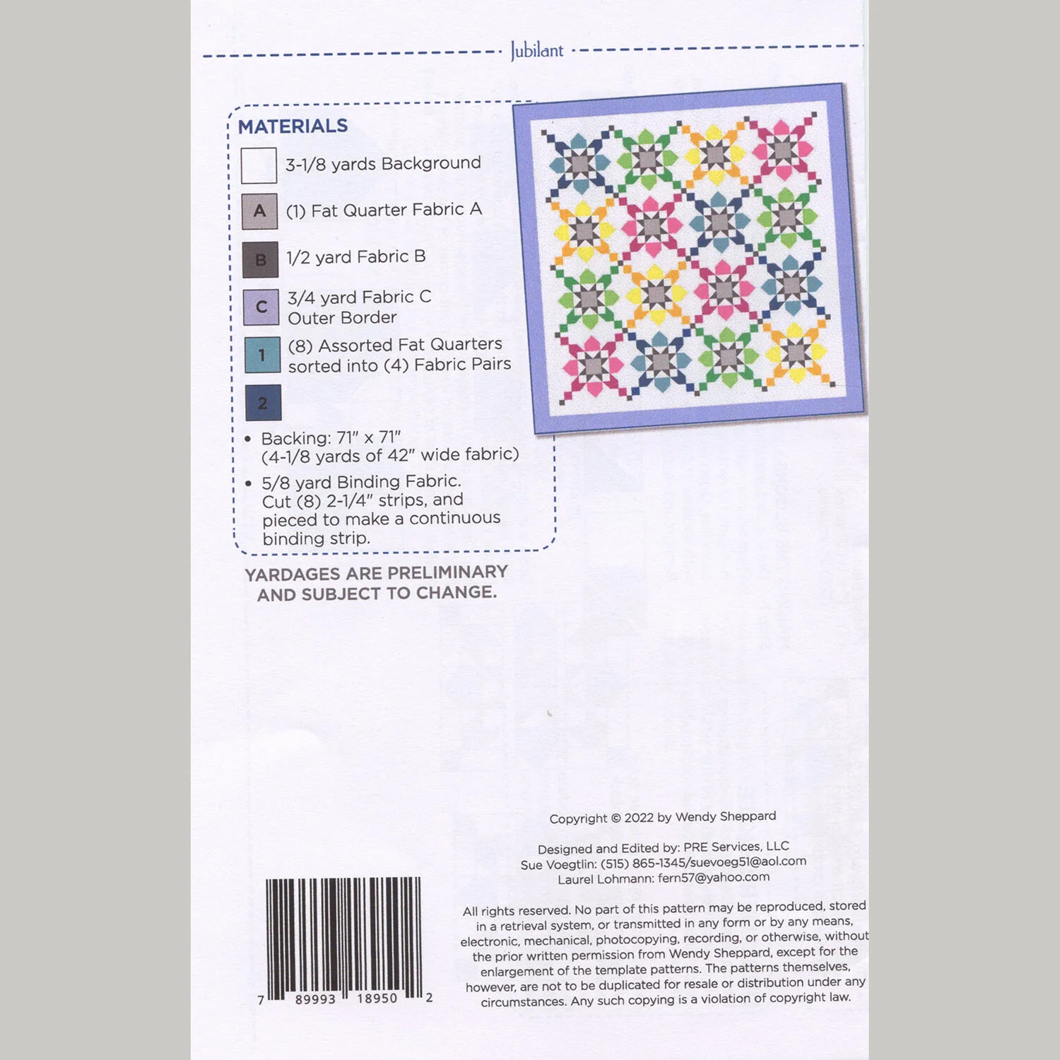 Jubilant Quilt Pattern - Image 2