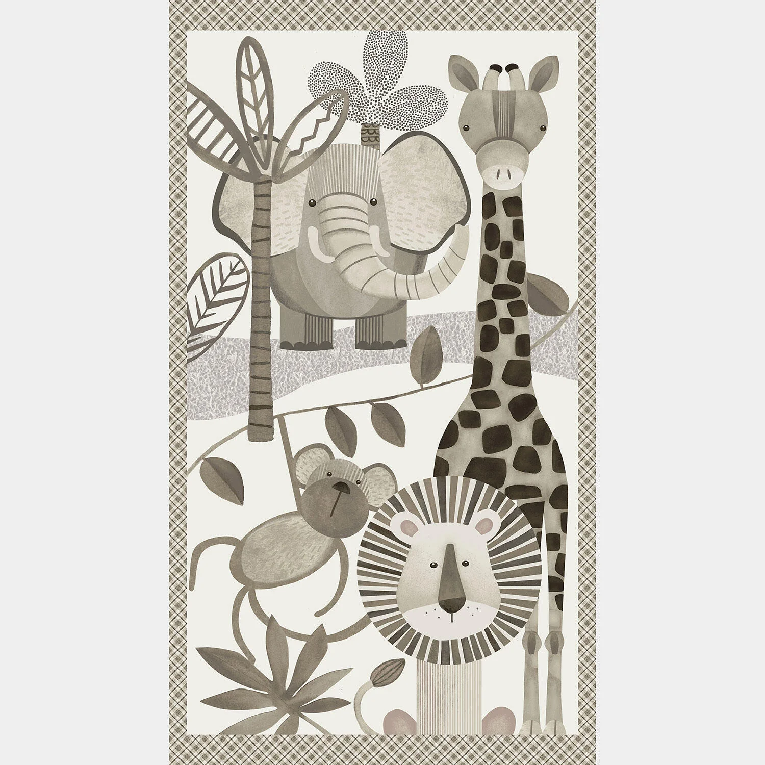 Jungle Romp - Jungle Multi Panel
