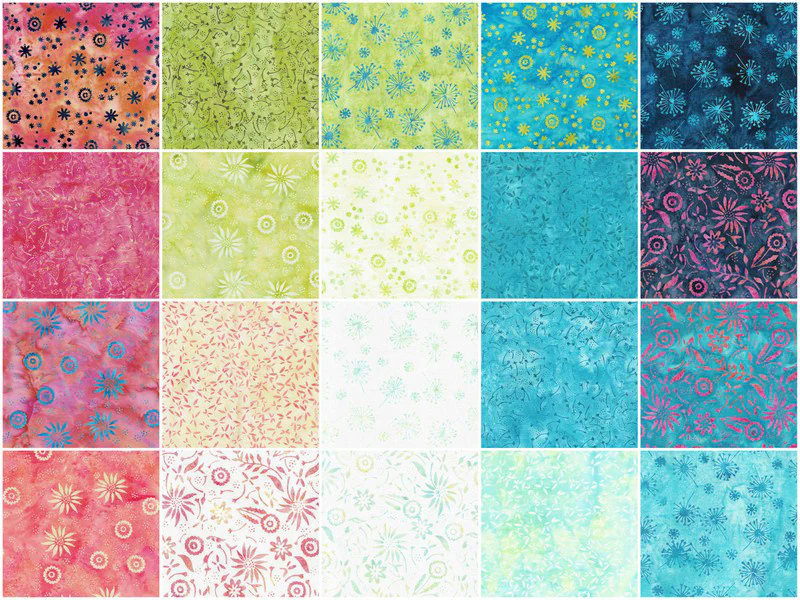 Just Dandy Batiks Fat Quarter Bundle - Image 3
