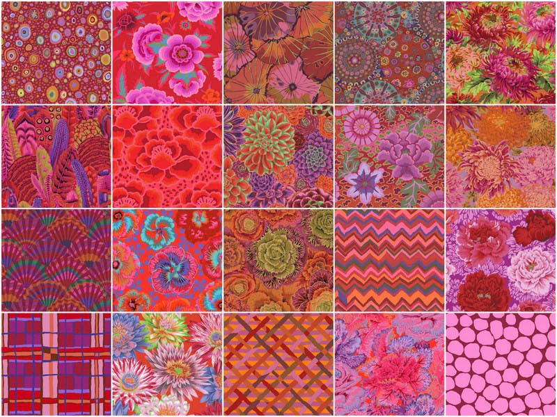 Kaffe Classics Ruby Colorstory Fat Quarter Bundle - Image 3