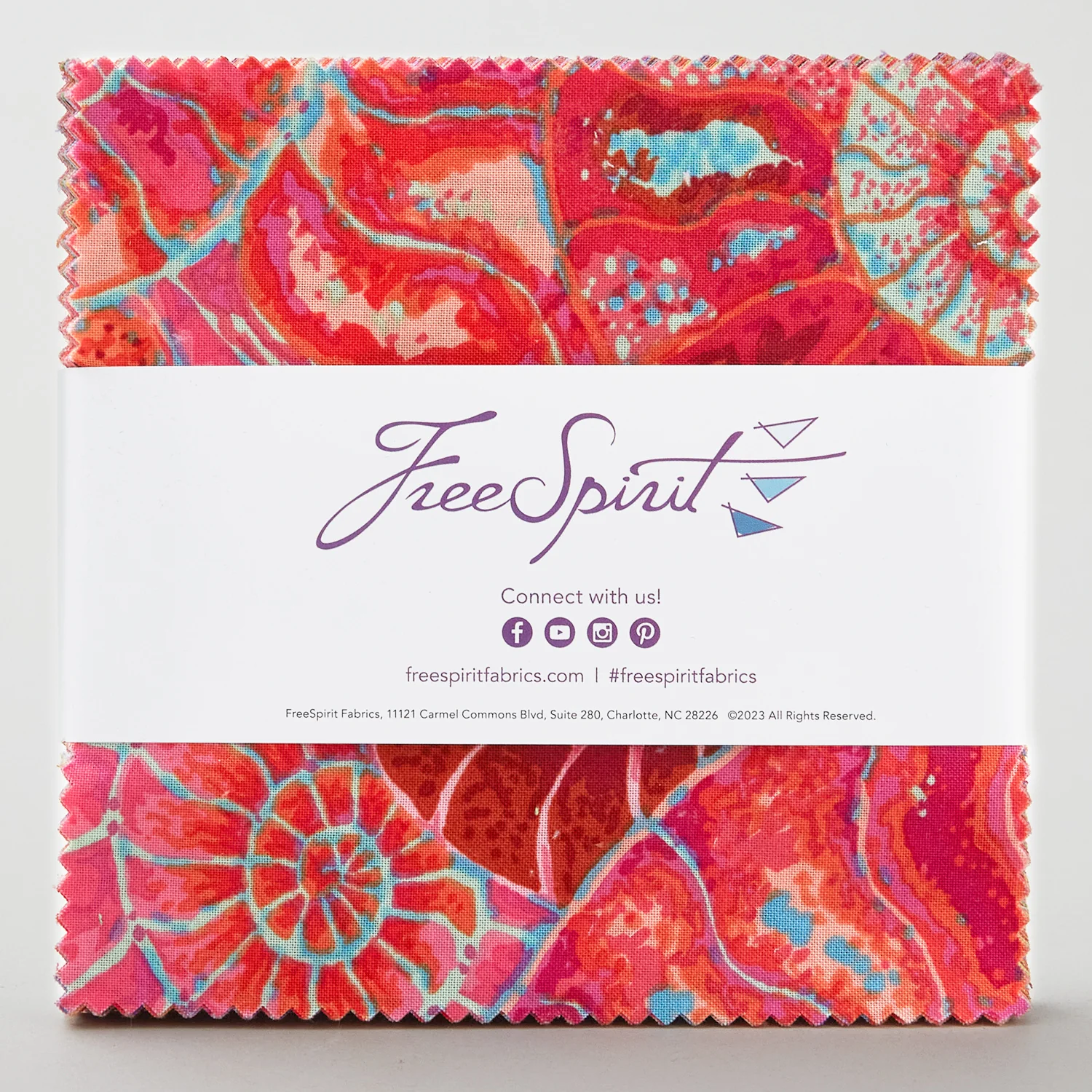 Kaffe Fassett Collective - August 2024 Hot Colorway Charm Pack - Image 2