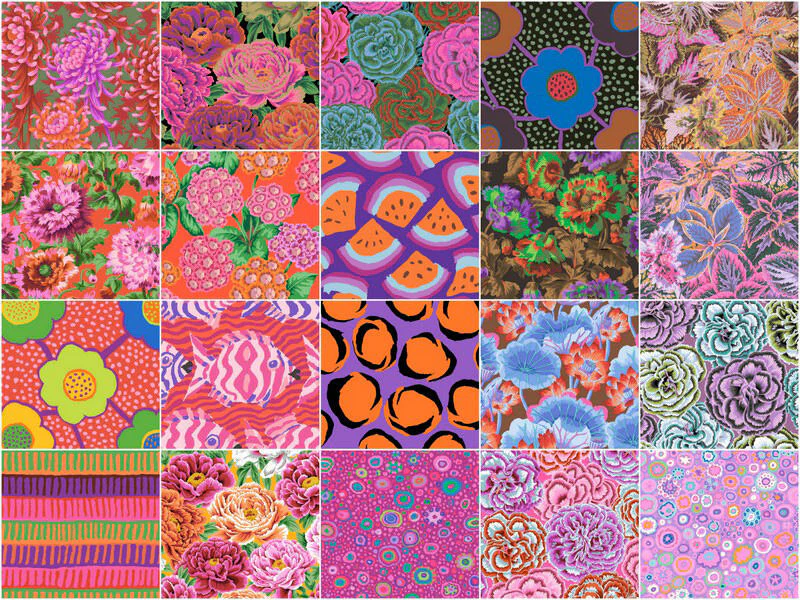 Kaffe Fassett Collective August 2025 Hot Colorstory Charm Pack - Image 3