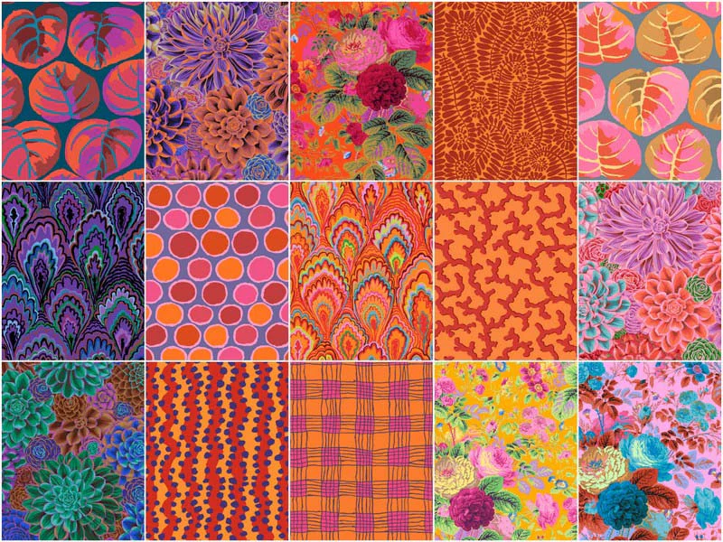 Kaffe Fassett Collective - February 2025 Warm Colorway 10" Squares - Image 3