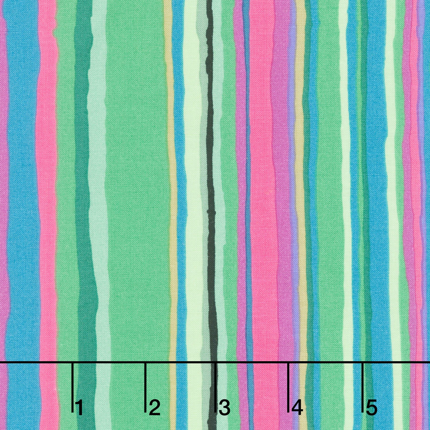 Kaffe Fassett Collective - February 2026 Echo Stripe Green Yardage