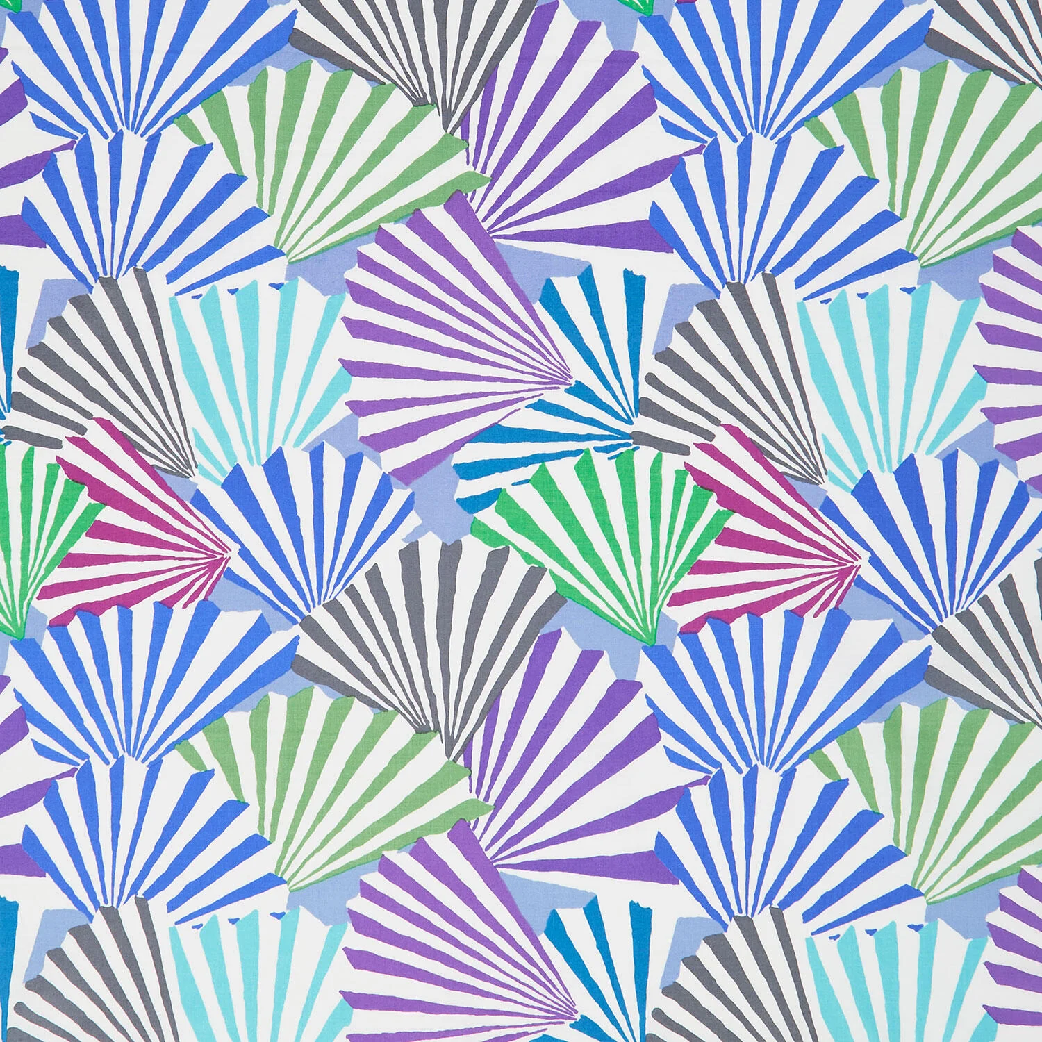 Kaffe Fassett Collective - February 2026 Fanfare Blue Yardage