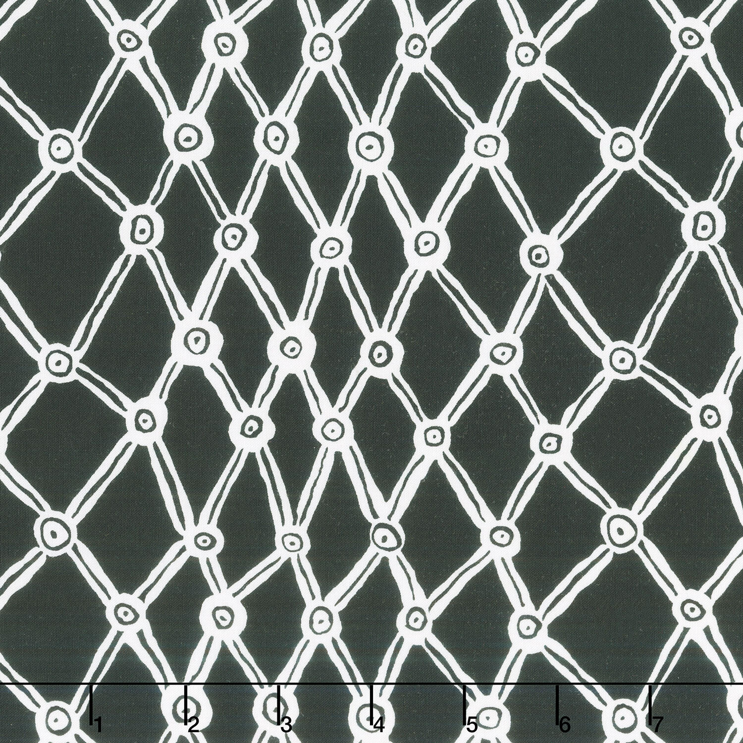 Kaffe Fassett Collective - February 2026 Nets Black-White Yardage