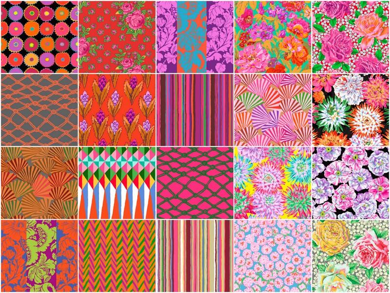 Kaffe Fassett Collective - February 2026 Warm Colorway Charm Pack - Image 3